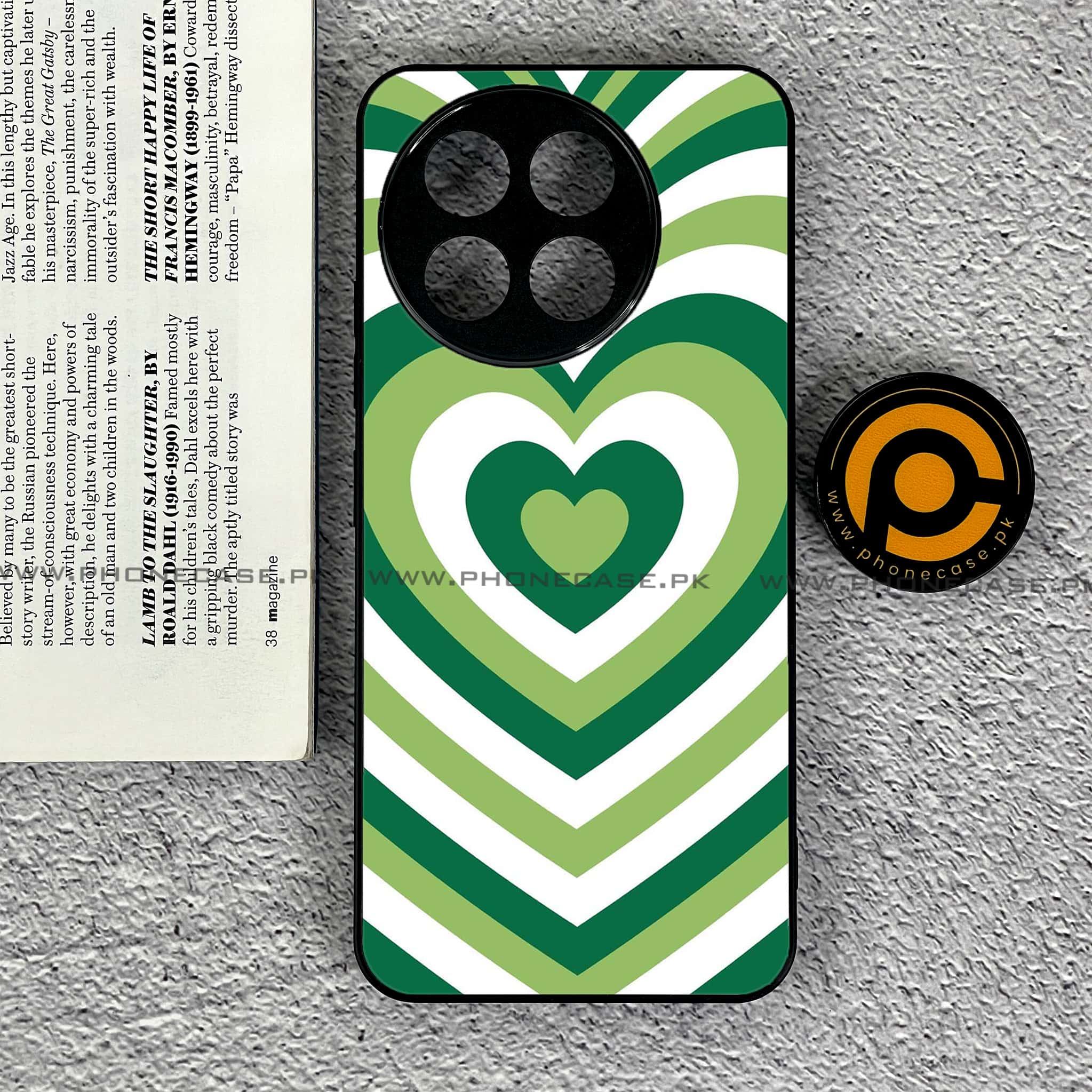 OnePlus Ace 5 - Heart Beat Series - Premium Metal Printed soft Bumper shock Proof Case