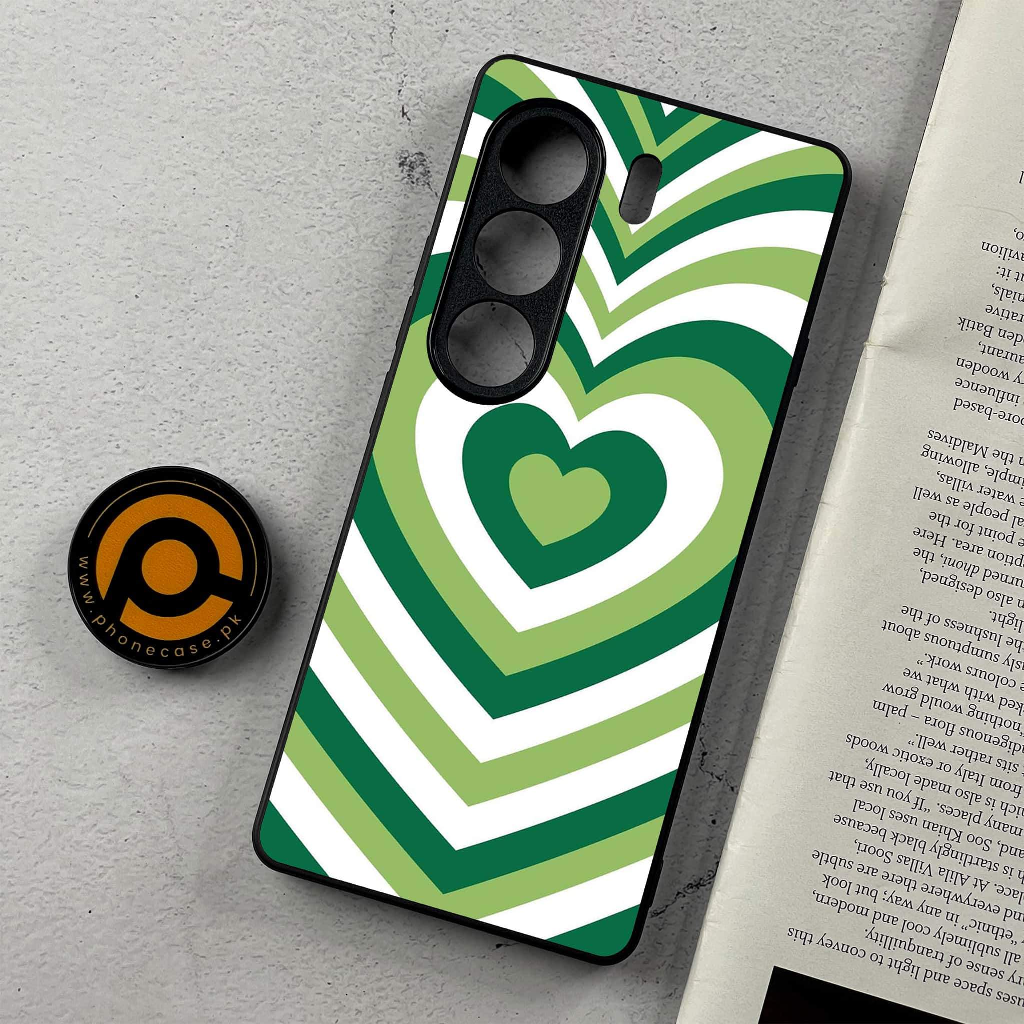 Tecno Camon 40 Pro - Heart Beat Series - Premium Metal Printed Soft Bumper Shockproof Case