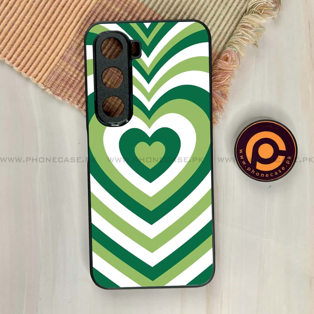 Infinix Hot 60i - Heart Beat Series - Premium Metal Printed soft Bumper shock Proof Case