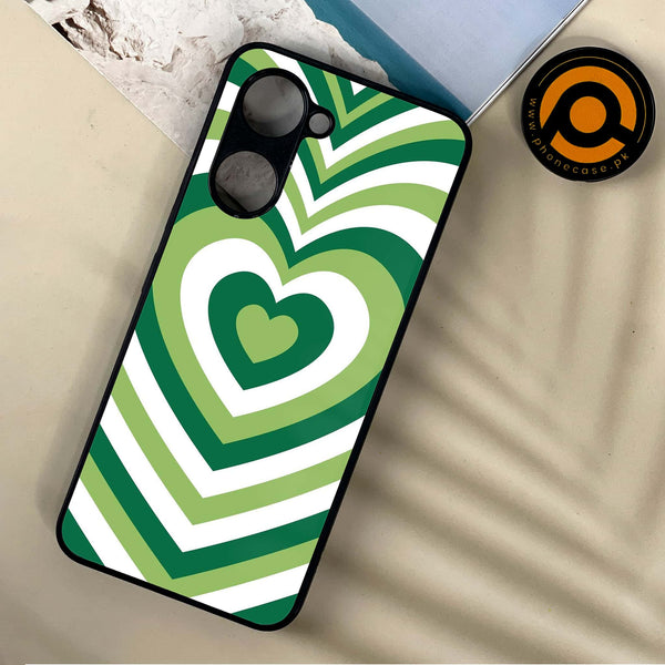 Vivo Y03 - Heart Beat Design 4 - Premium Printed Metal soft Bumper shock Proof Case CS-22007