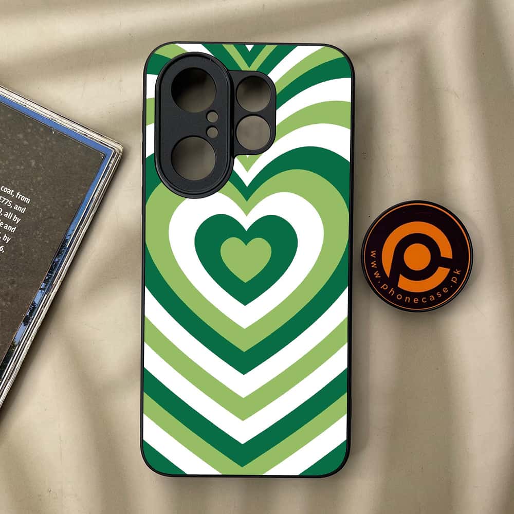 Vivo X200 FE - Heart Beat Series - Premium Metal Printed soft Bumper Shock Proof Case