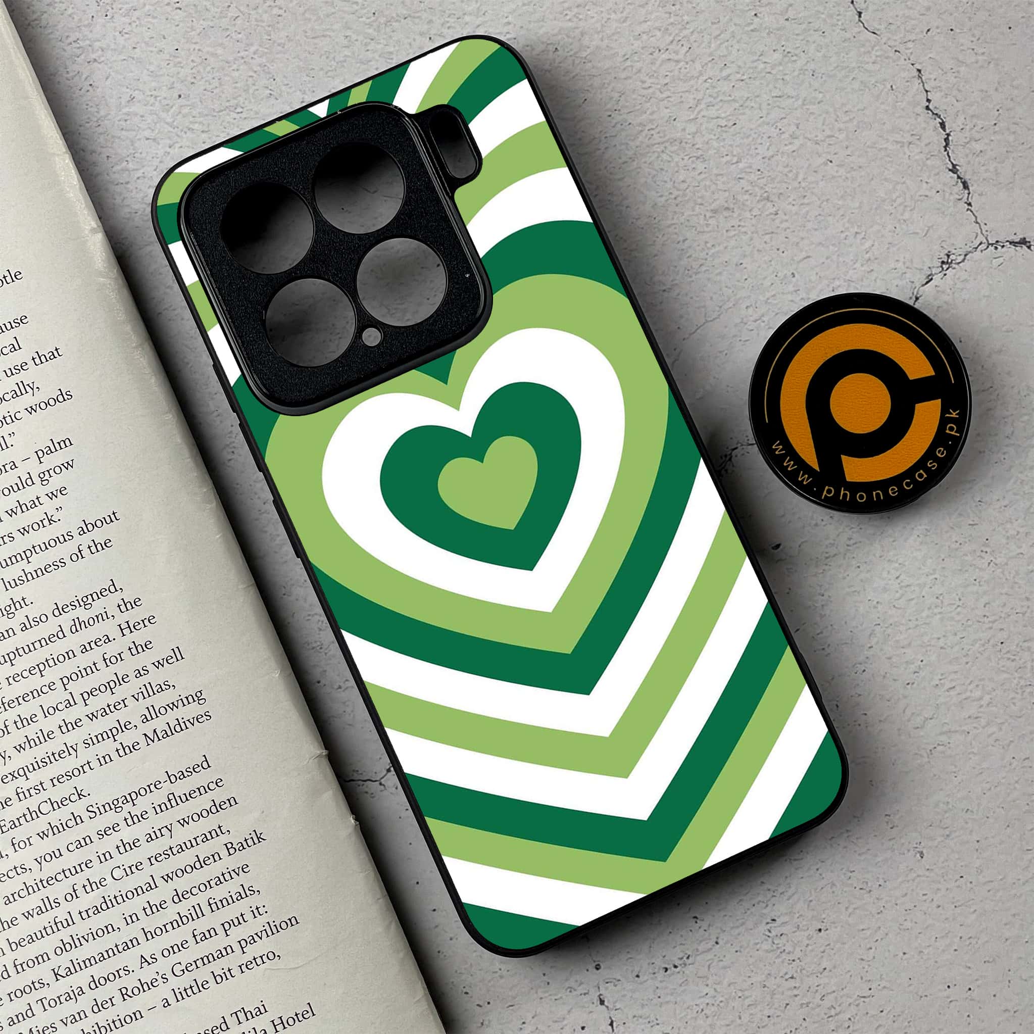 Xiaomi 15 - Heart Beat Series - Premium Metal Printed soft Bumper shock Proof Case