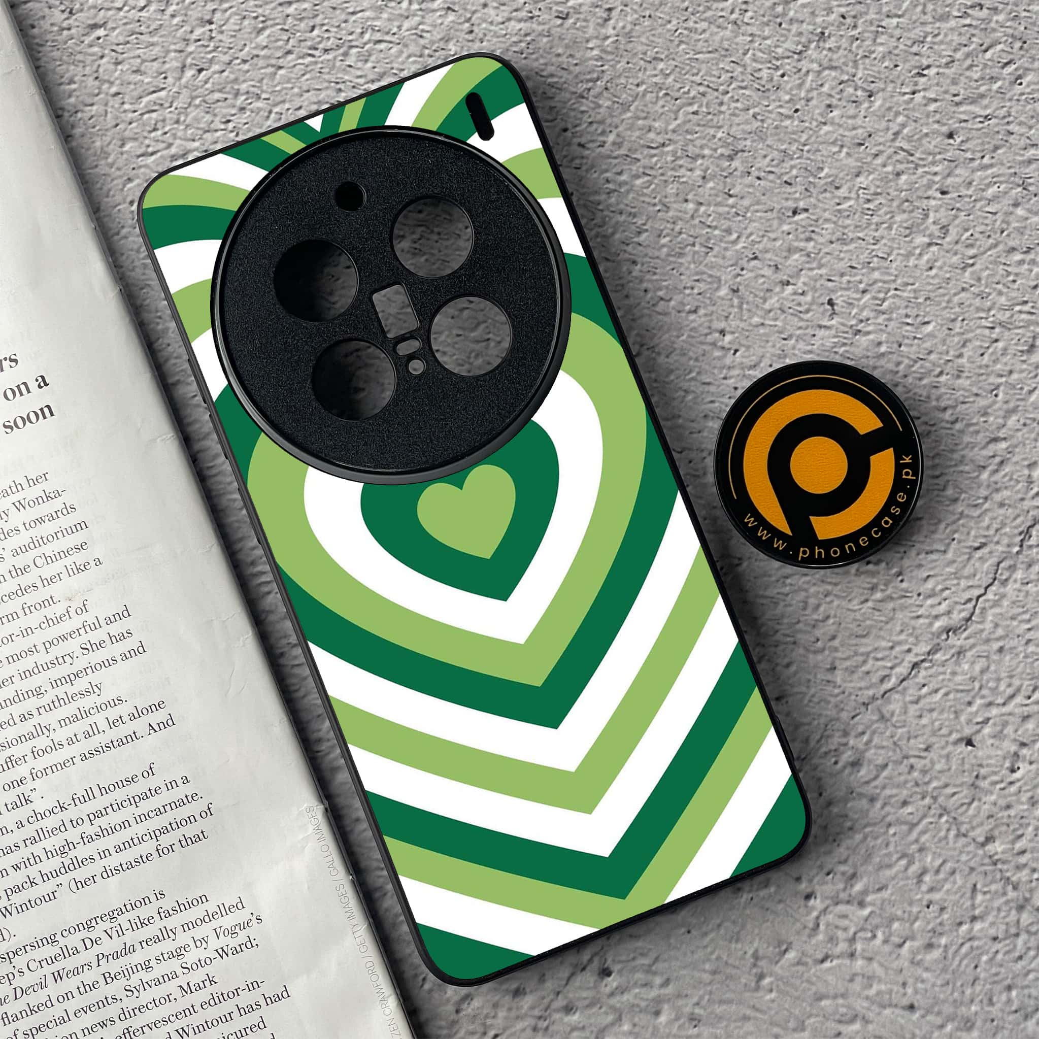 Vivo X200 Pro - Heart Beat Series - Premium Metal  Printed soft Bumper shock Proof Case