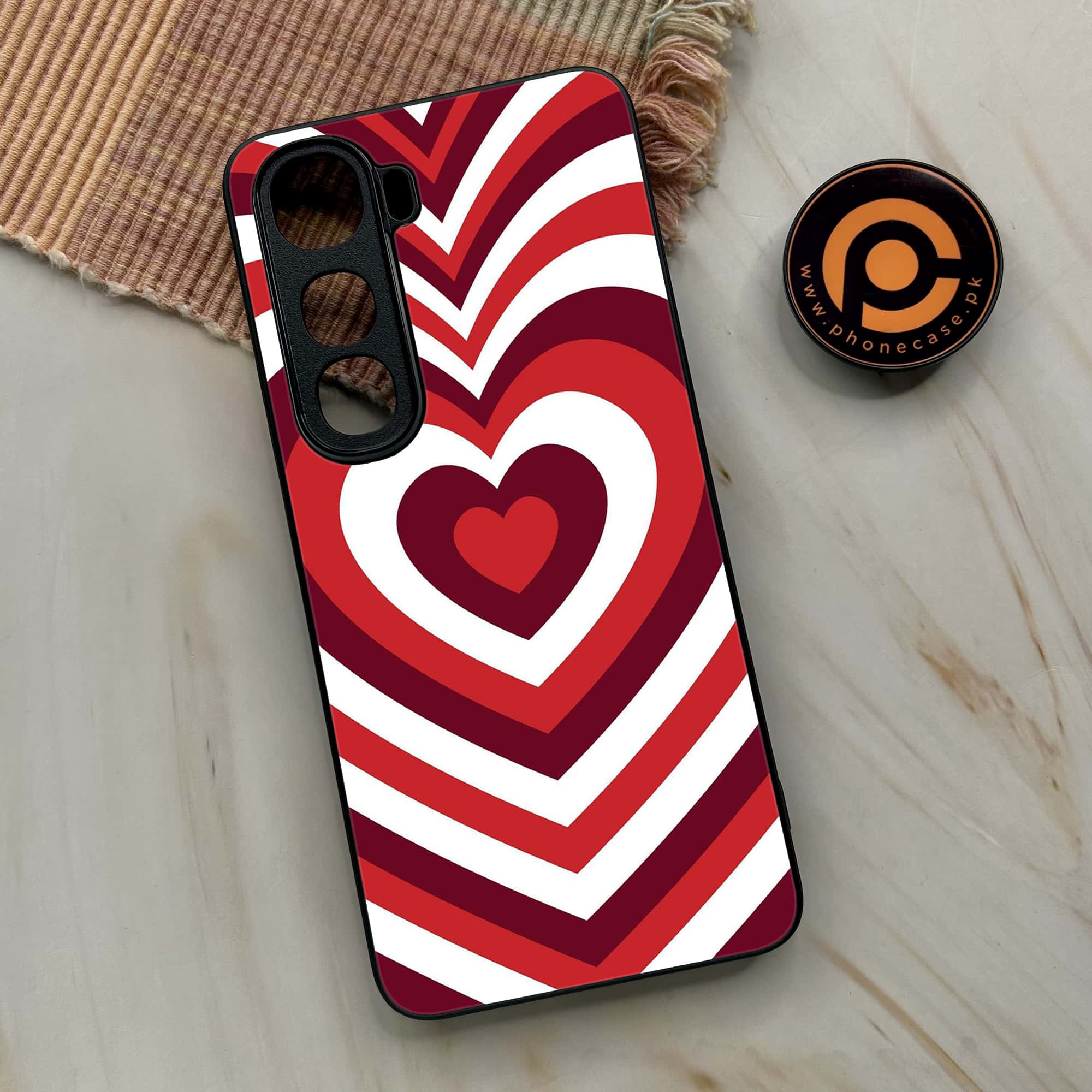 Vivo Y400 - Heart Beat Series - Premium Metal Printed soft Bumper shock Proof Case