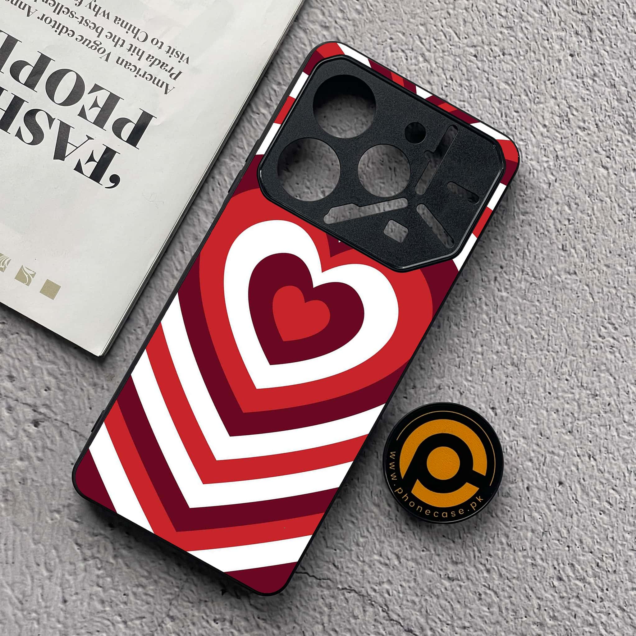 Tecno Pova 6 Neo - Heart Beat Series - Premium Metal  Printed soft Bumper shock Proof Case