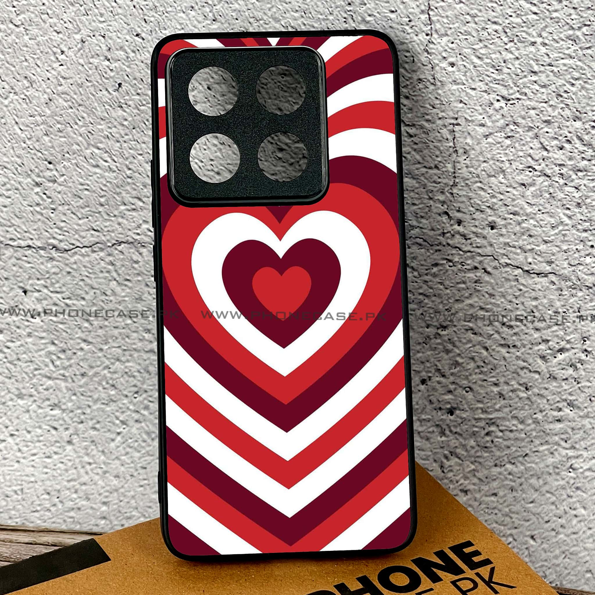 Xiaomi 14T Pro - Heart Beat Series - Premium Printed Glass soft Bumper shock Proof Case