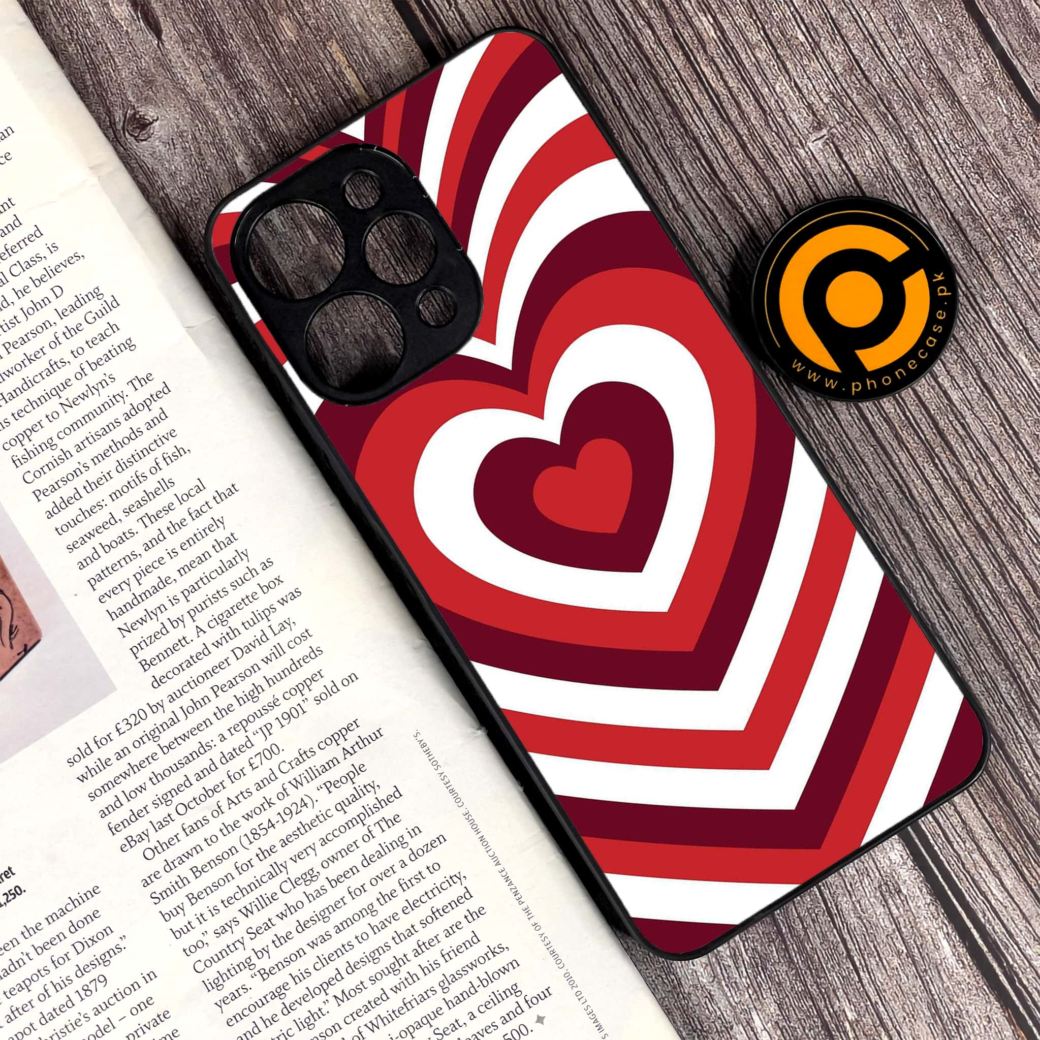 Xiaomi Redmi 12 - Heart Beat Series - Premium Printed Glass soft Bumper shock Proof Case