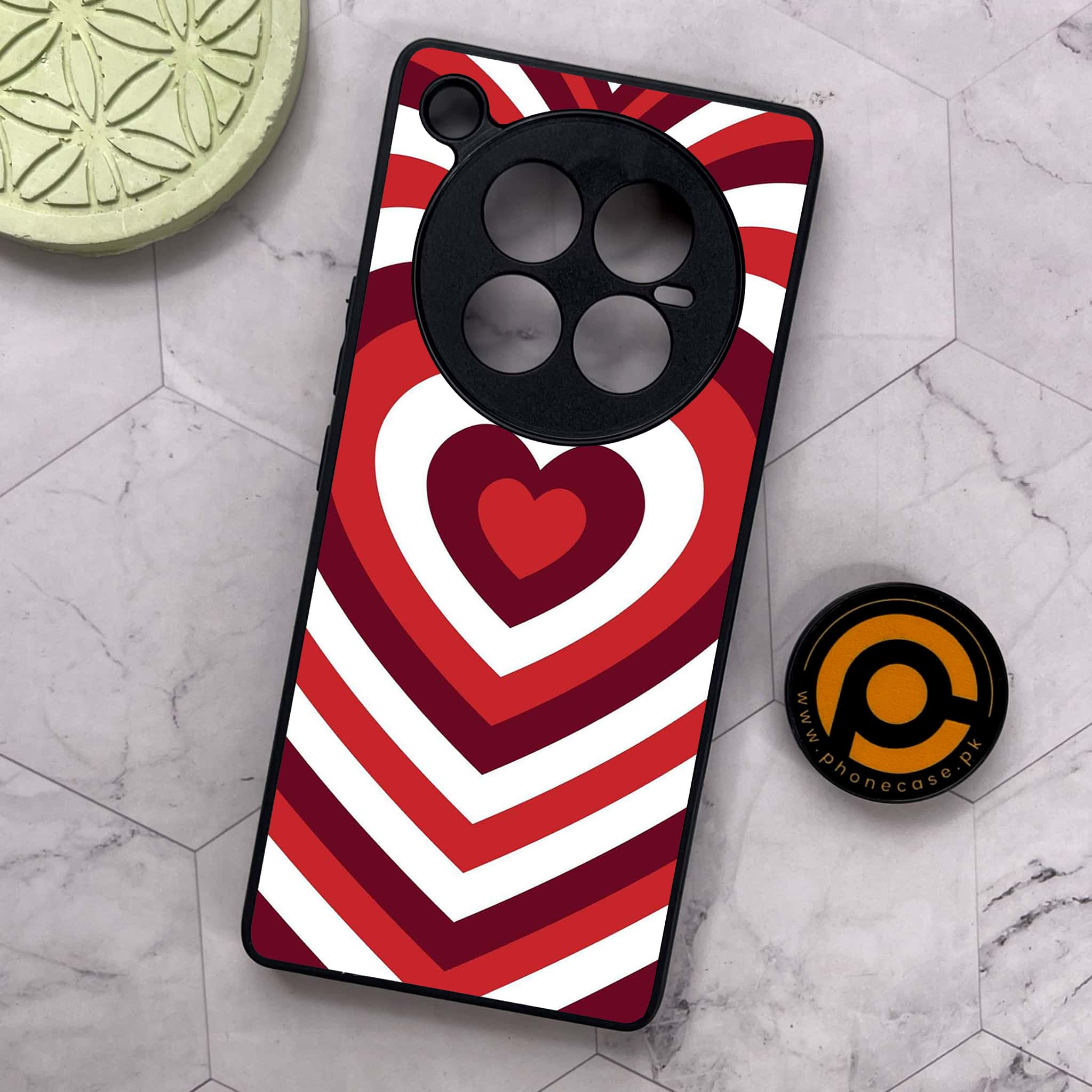 Infinix Zero 40 5G - Heart Beat Series - Premium Metal Printed soft Bumper shock Proof Case