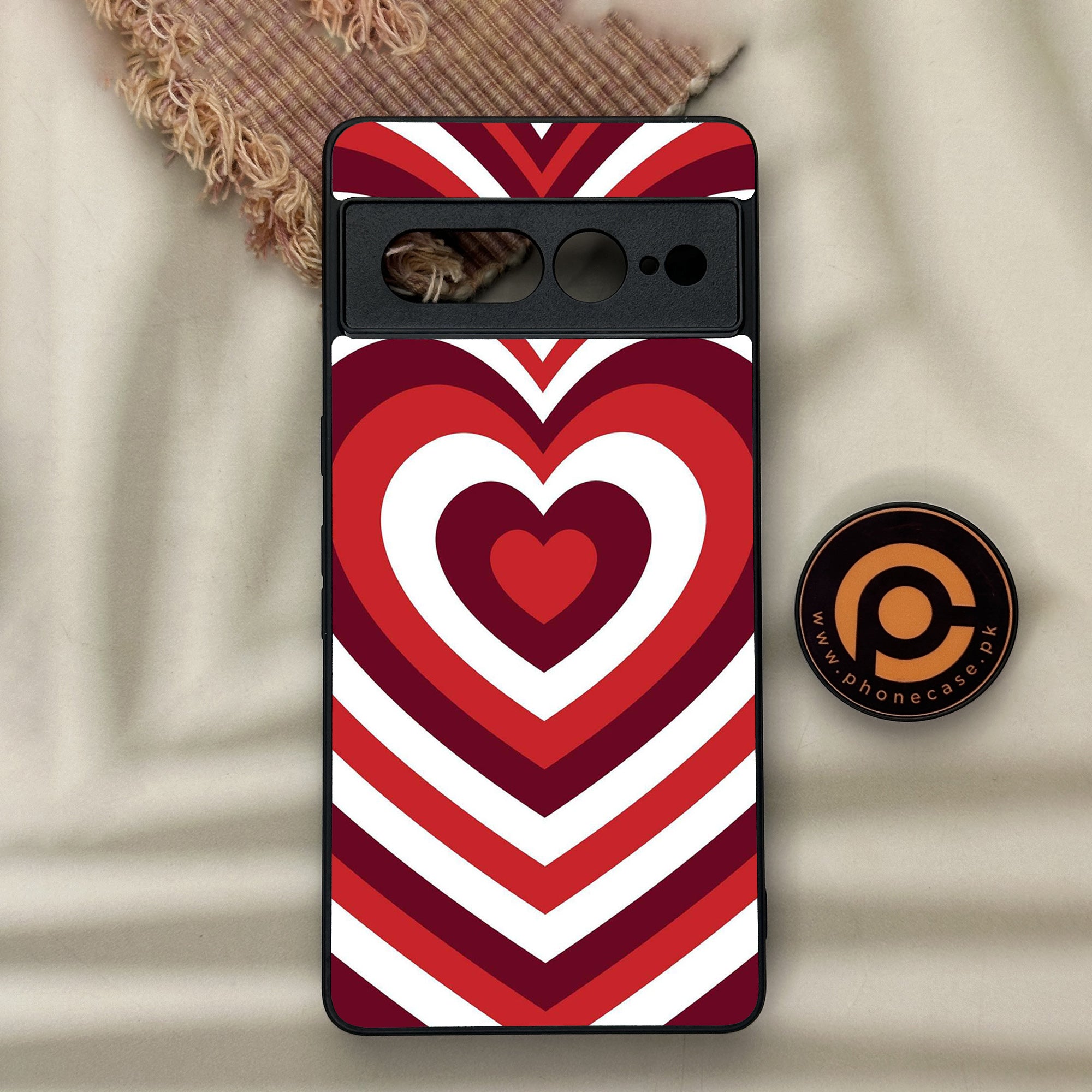Google Pixel 7 Pro - Heart Beat Series - Premium Metal Printed soft Bumper Shock Proof Case
