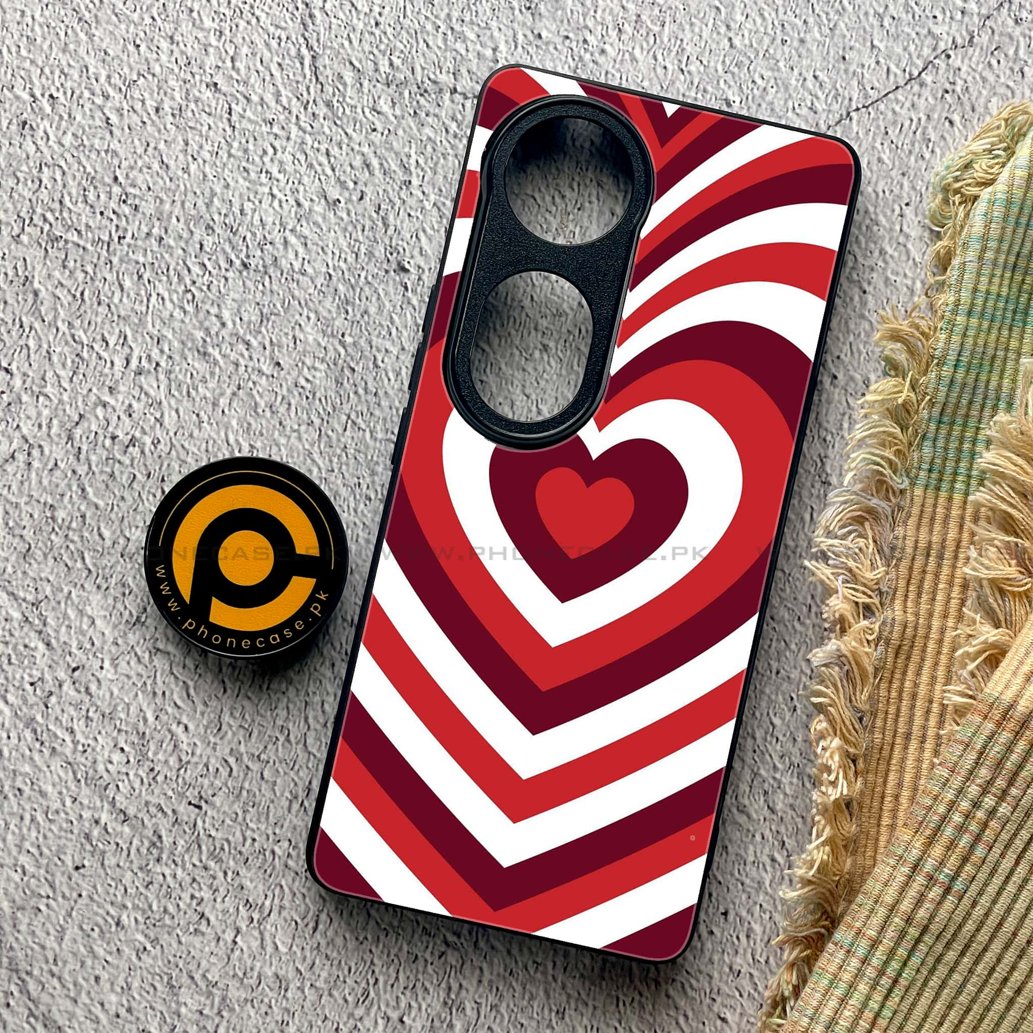 Vivo S19 Pro - Heart Beat Series - Premium Metal Printed soft Bumper shock Proof Case
