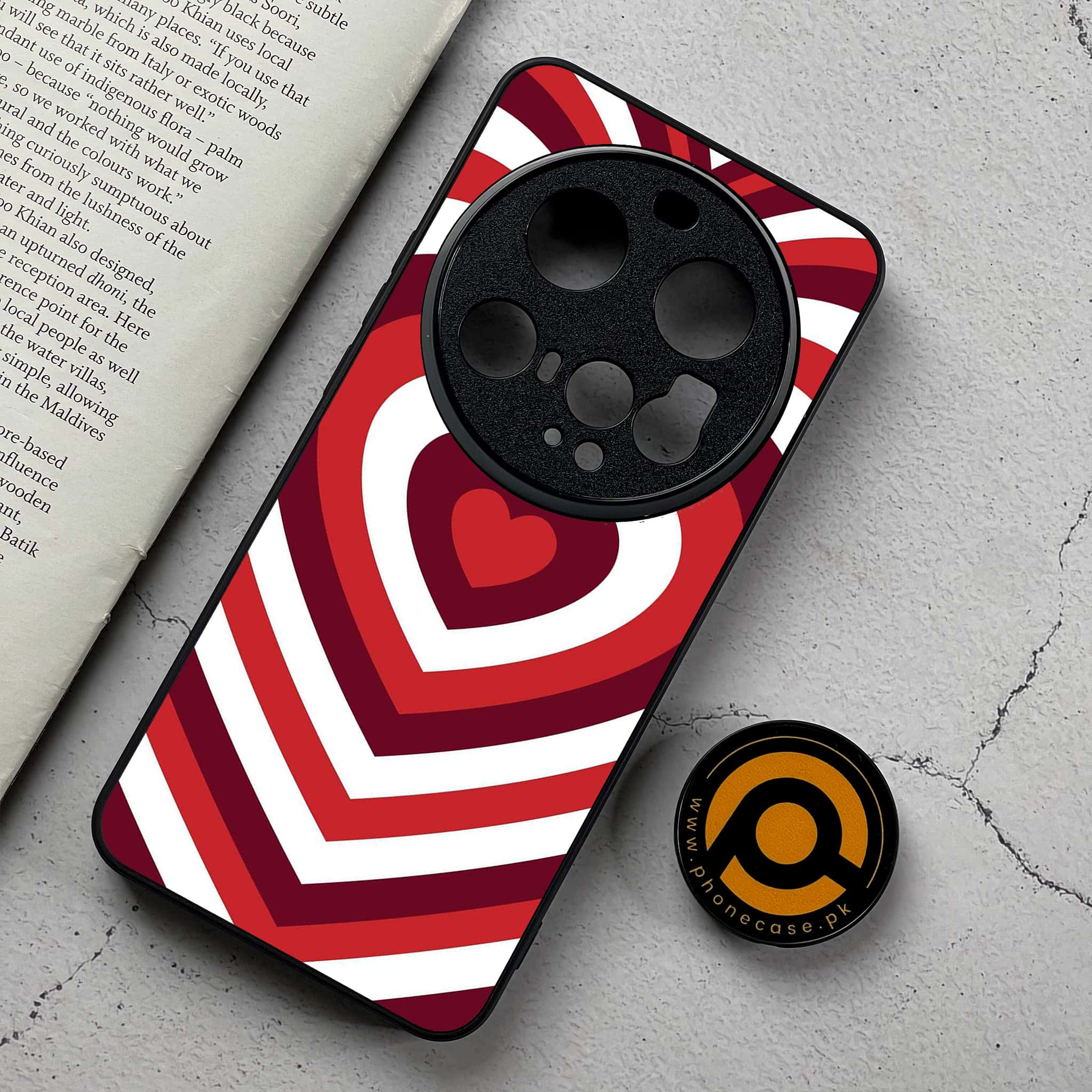 Xiaomi 15 Ultra - Heart Beat Series - Premium Metal Printed Soft Bumper Shockproof Case