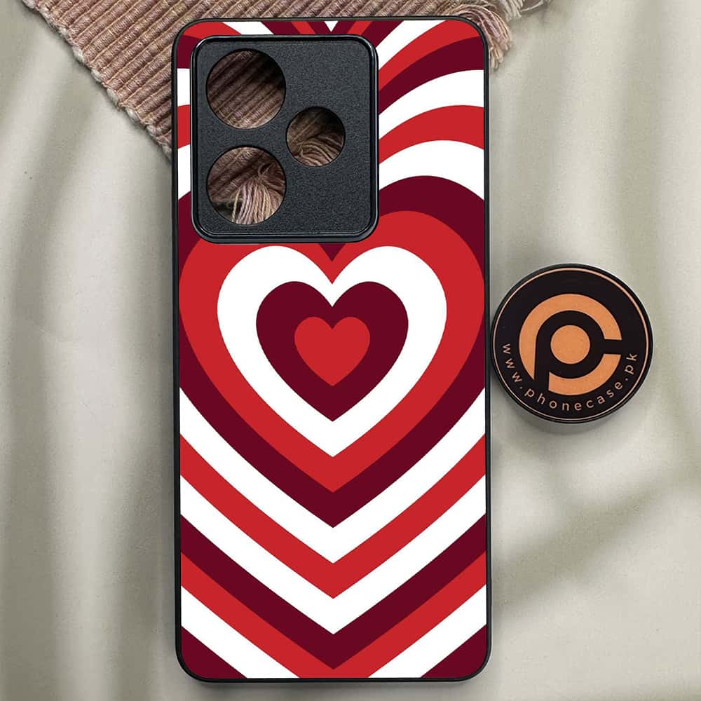 Realme GT 7T - Heart Beat Series - Premium Metal Printed soft Bumper shock Proof Case