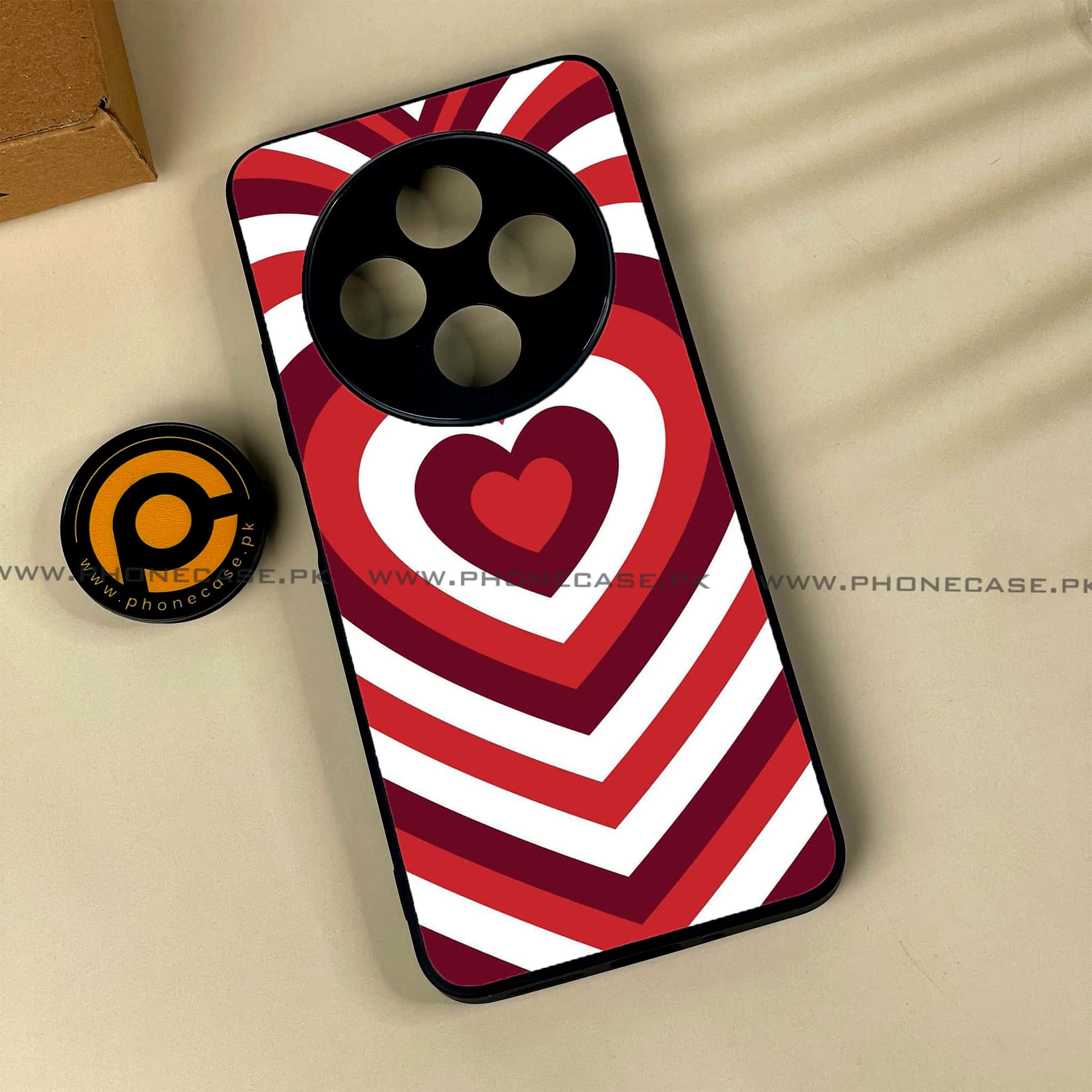 Xiaomi Redmi 14c - Heart Beat Series - Premium Printed Glass soft Bumper shock Proof Case