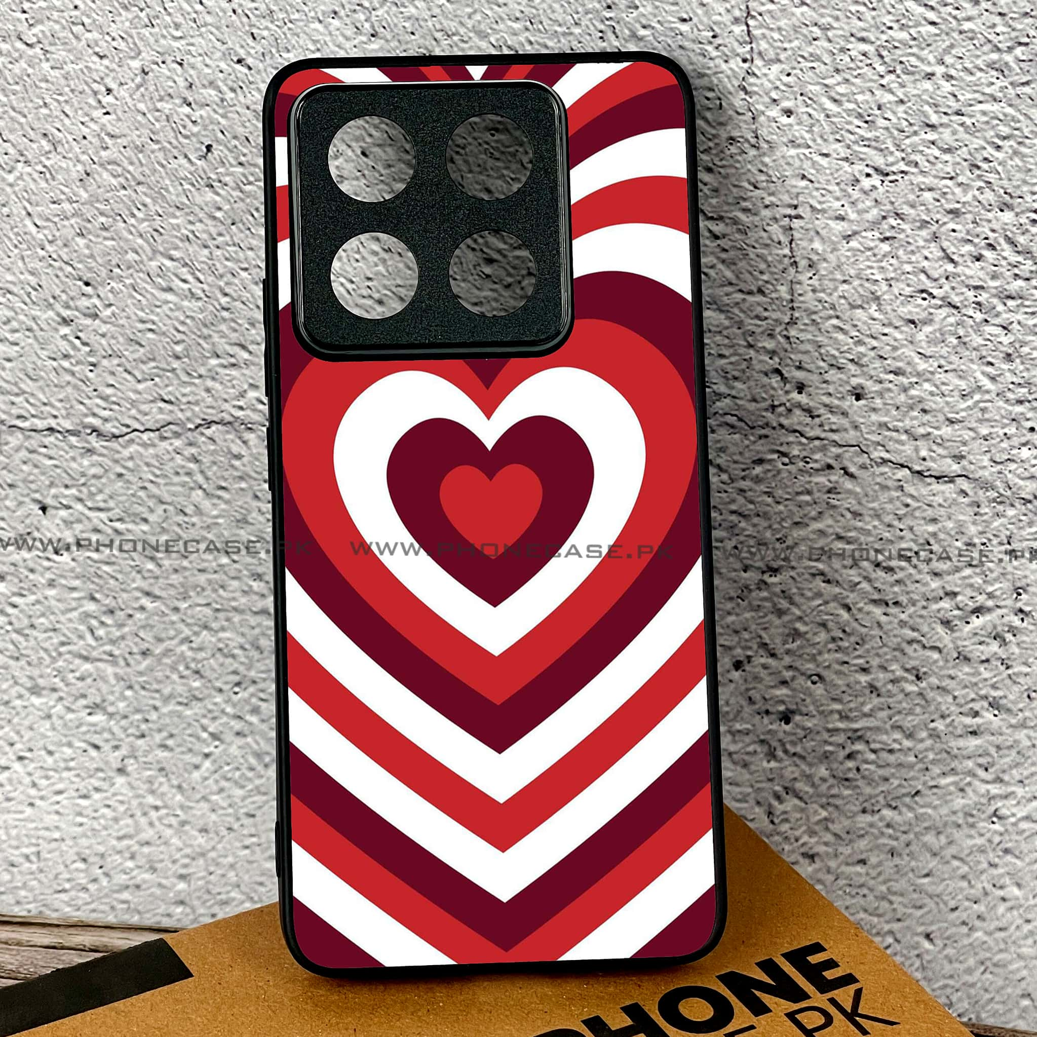 Xiaomi 14T - Heart Beat Series - Premium Printed Glass soft Bumper shock Proof Case