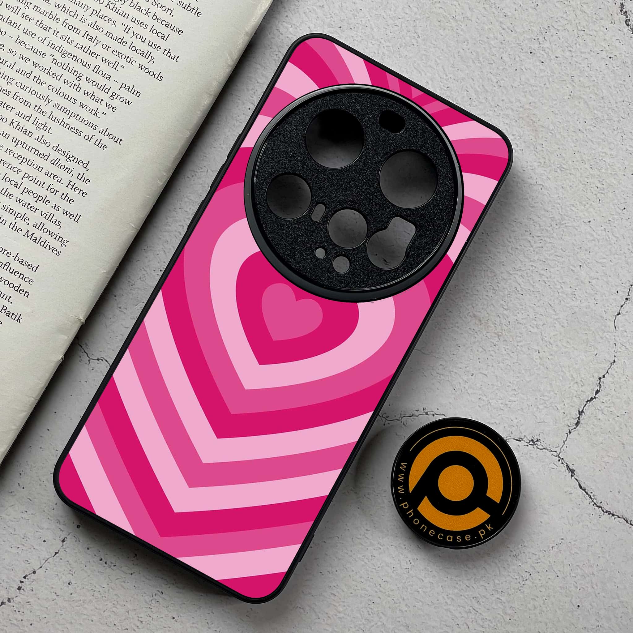 Xiaomi 15 Ultra - Heart Beat Series - Premium Metal Printed Soft Bumper Shockproof Case