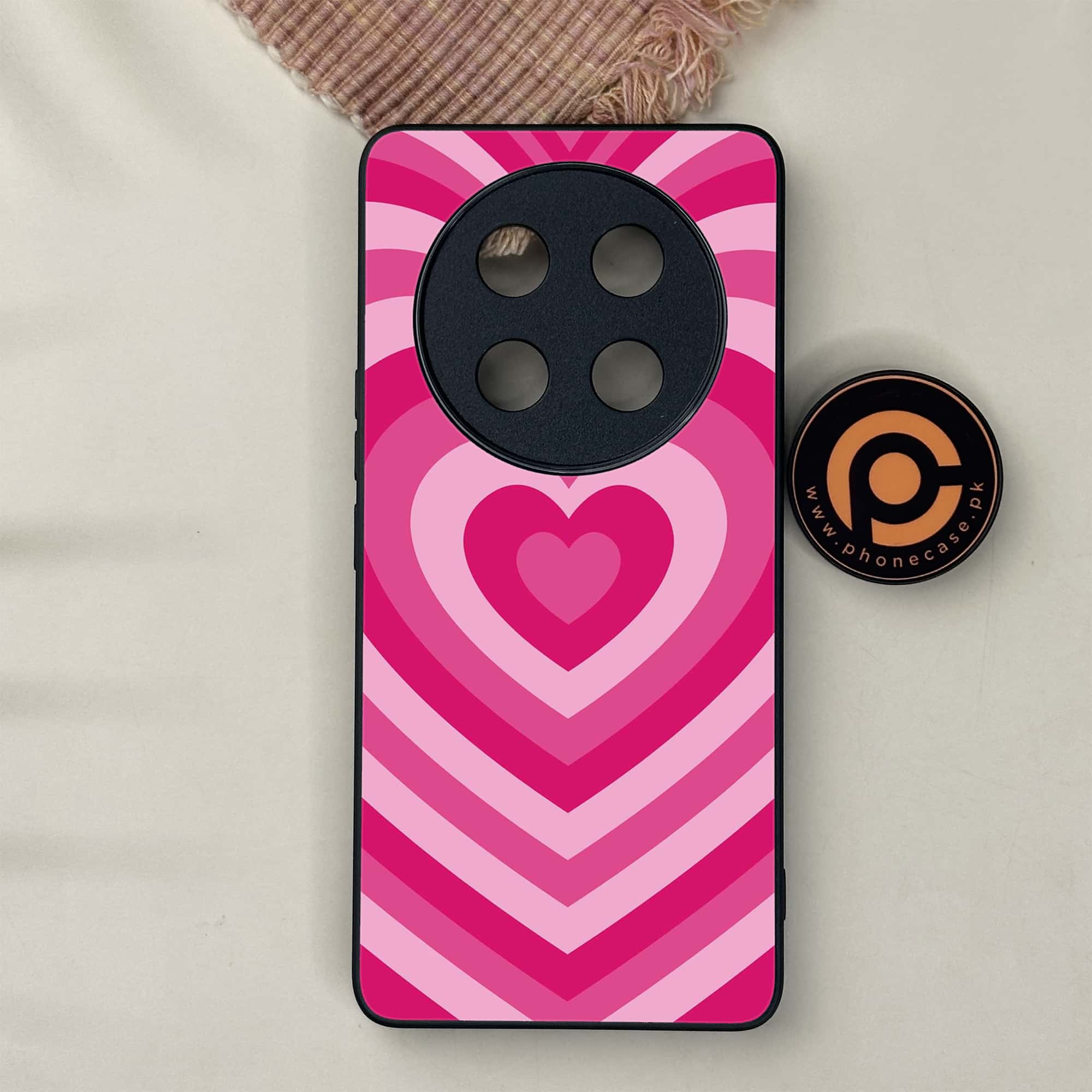Honor X9c 5G - Heart Beat Series - Premium Metal Printed soft Bumper shock Proof Case