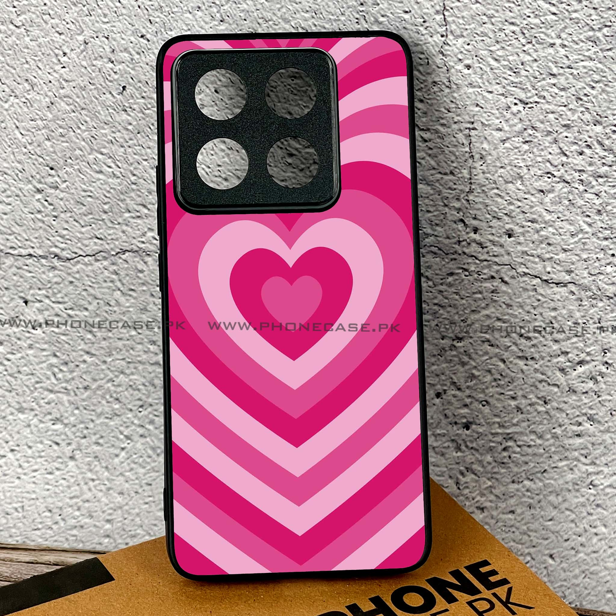 Xiaomi 14T - Heart Beat Series - Premium Printed Glass soft Bumper shock Proof Case