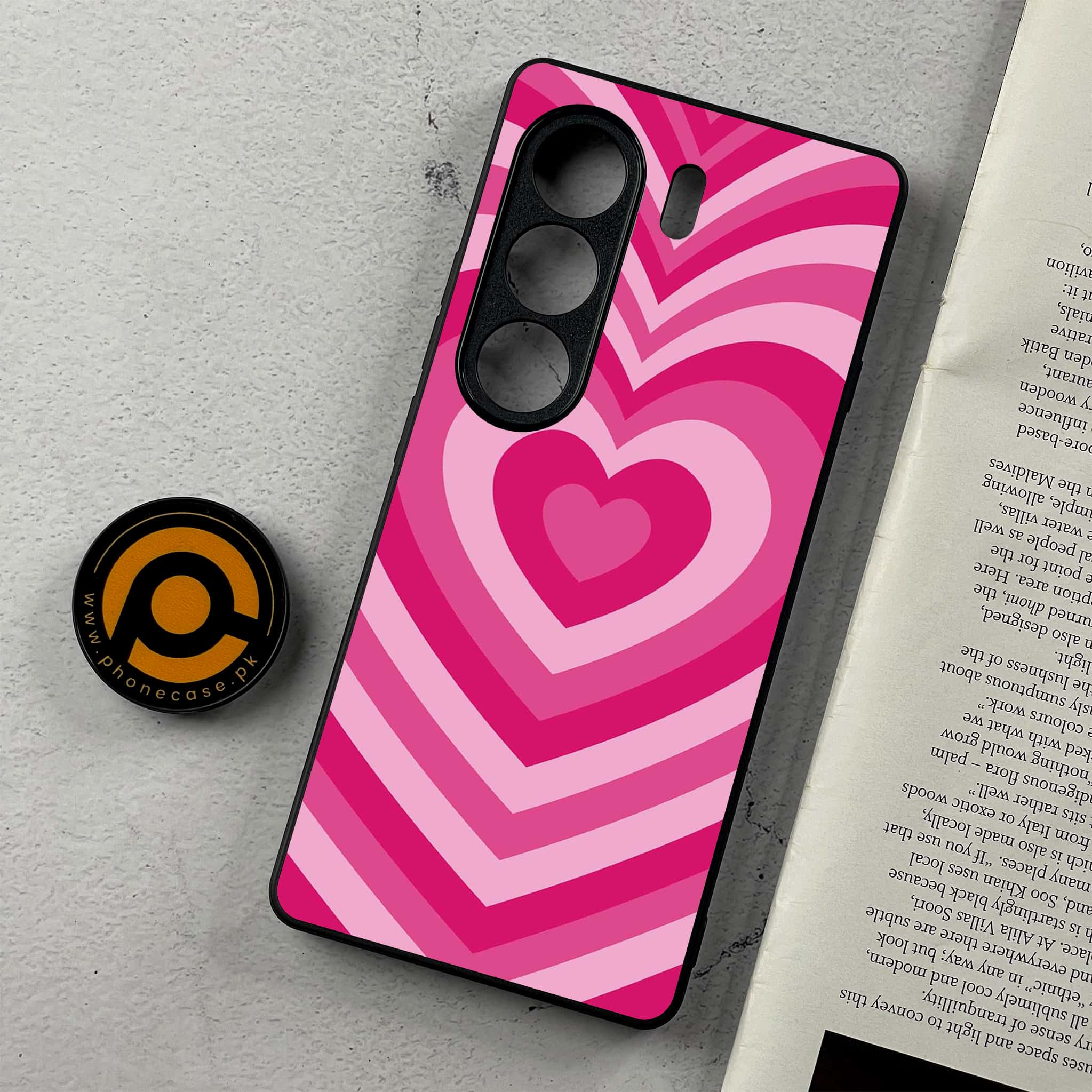 Tecno Camon 40 Pro - Heart Beat Series - Premium Metal Printed Soft Bumper Shockproof Case
