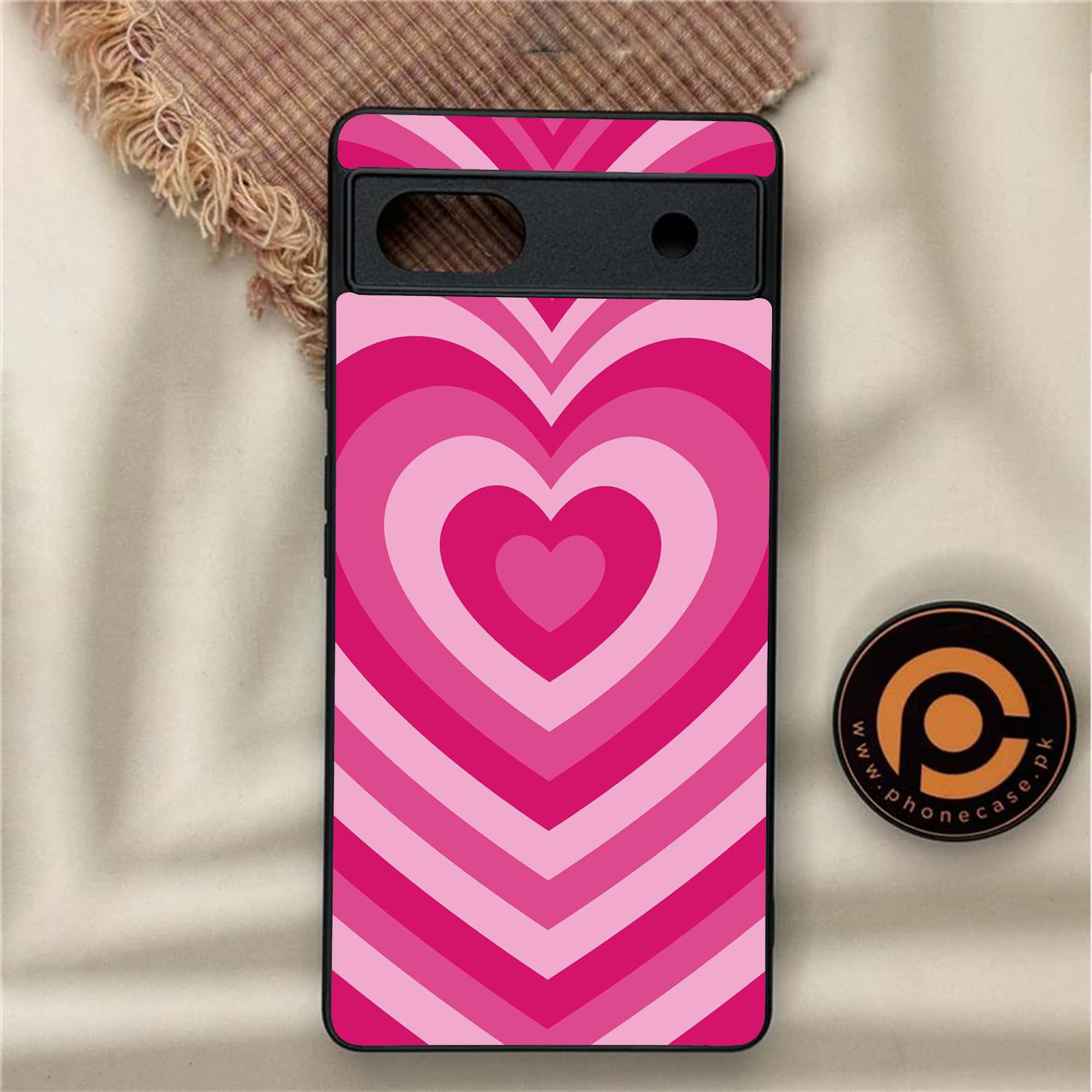 Google Pixel 6A - Heart Beat Series - Premium Metal Printed soft Bumper Shock Proof Case