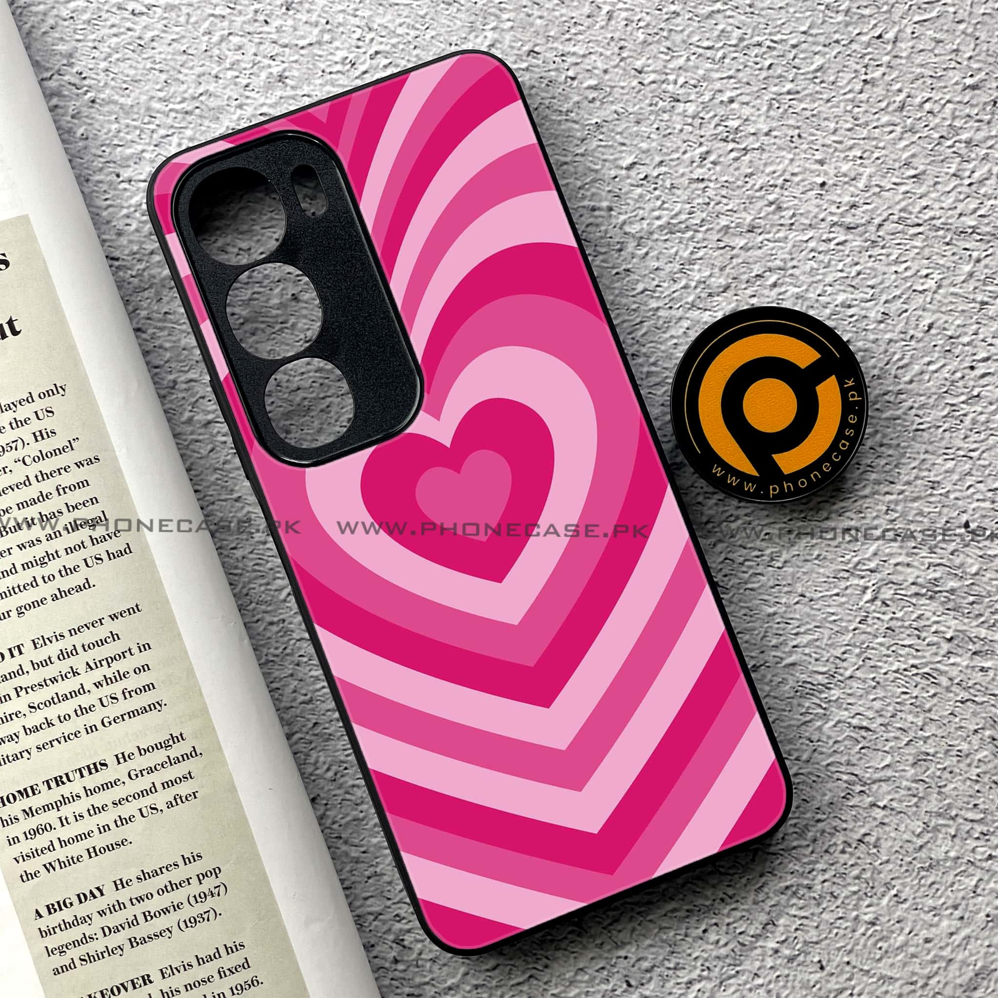 Vivo Y19s Pro - Heart Beat Series - Premium Metal Printed soft Bumper shock Proof Case