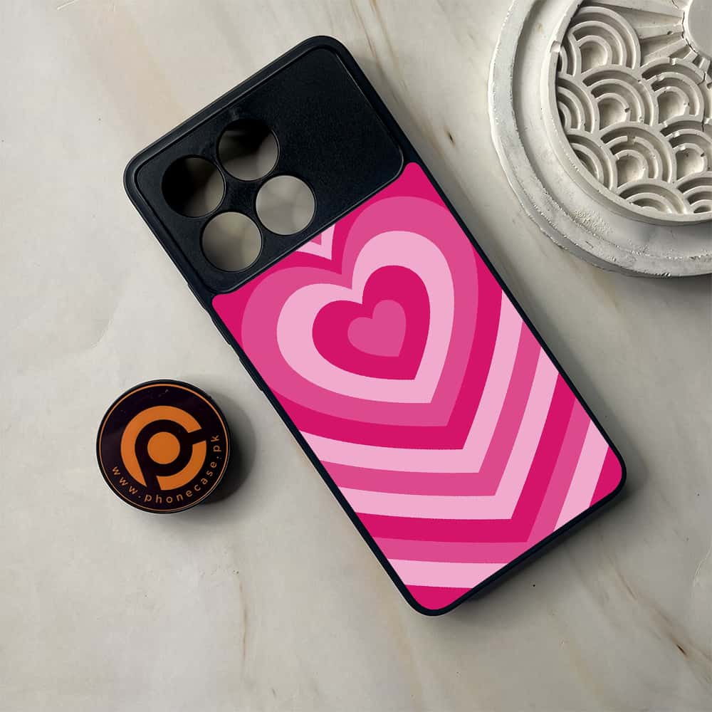 Xiaomi Poco F6 Pro - Heart Beat Series - Premium Metal Printed soft Bumper shock Proof Case