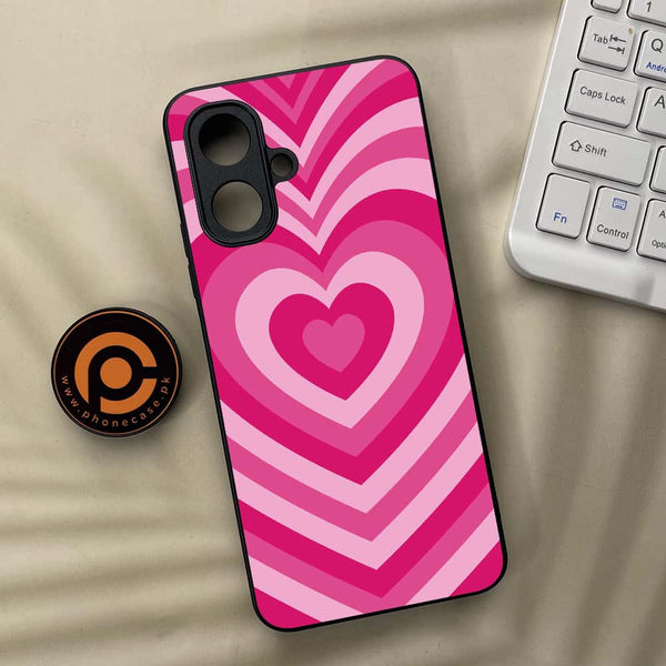 Infinix Smart 10 - Heart Beat Design 6  - Premium Metal Printed soft Bumper Shock Proof Case CS-35186