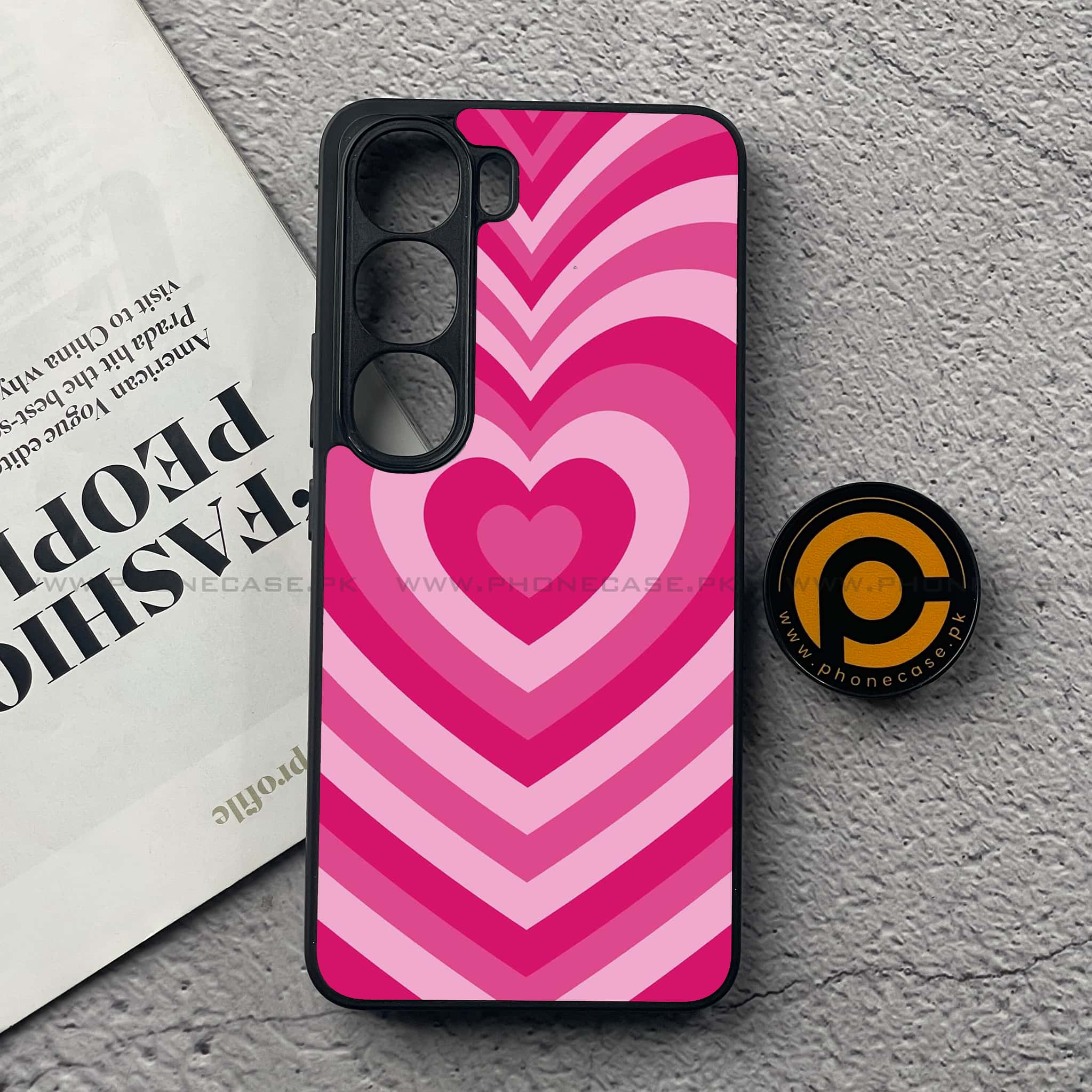 Vivo Y200 4G - Heart Beat Series - Premium Metal Printed soft Bumper Shock Proof Case