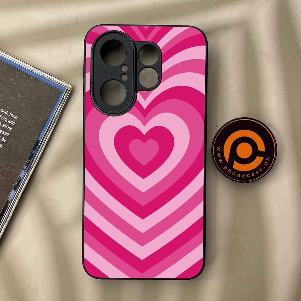 Vivo X200 FE - Heart Beat Series - Premium Metal Printed soft Bumper Shock Proof Case