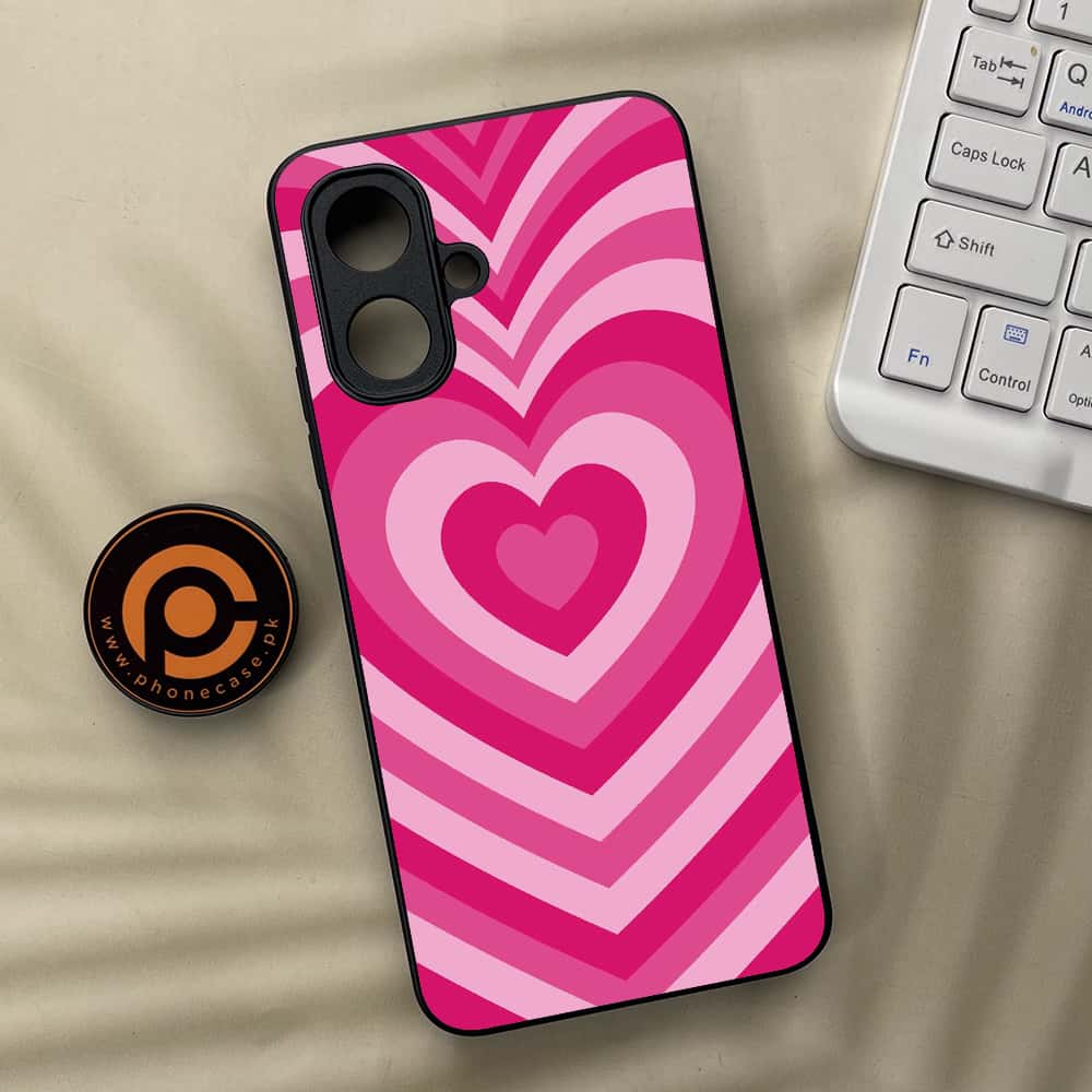 Tecno Spark Go 2 - Heart Beat Series - Premium Metal Printed soft Bumper Shock Proof Case