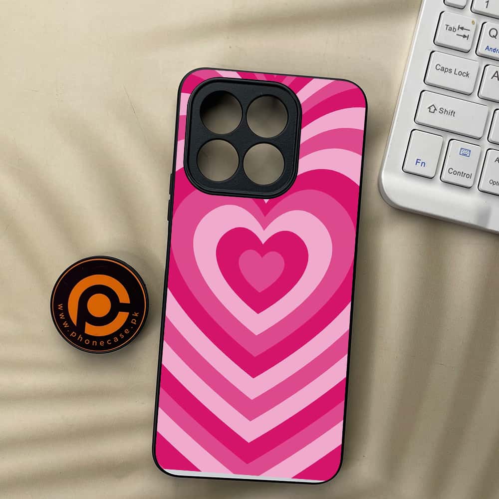 Honor X5b Plus - Heart Beat Series - Premium Metal  Printed soft Bumper shock Proof Case