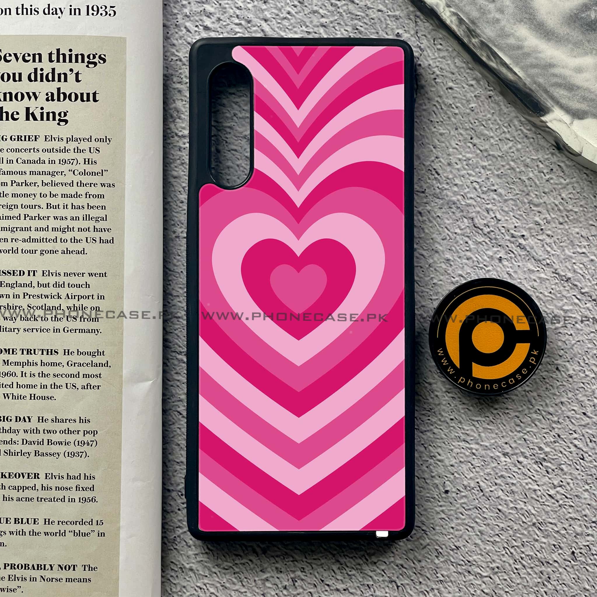 LG Velvet - Heart Beat Series - Premium Printed Glass soft Bumper shock Proof Case