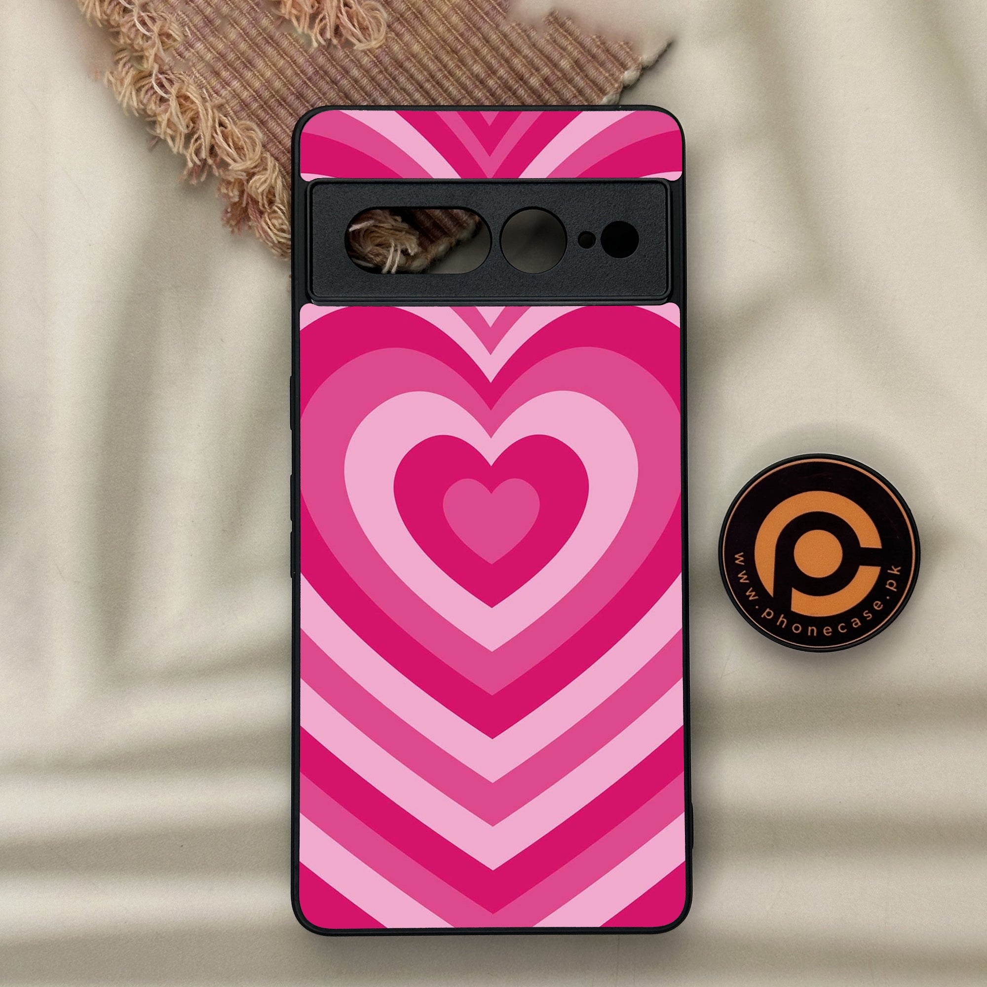 Google Pixel 7 Pro - Heart Beat Series - Premium Metal Printed soft Bumper Shock Proof Case