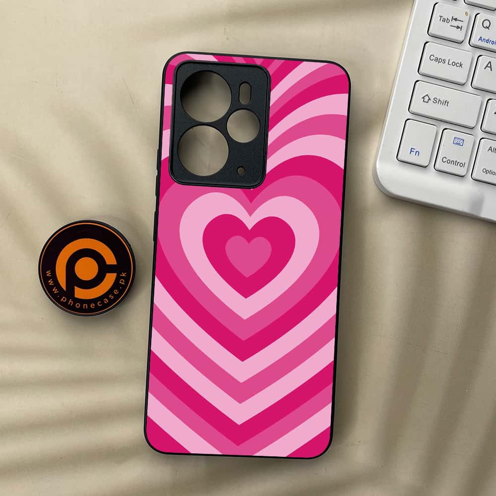 Realme 14 5G - Heart Beat Series - Premium Metal Printed soft Bumper Shock Proof Case