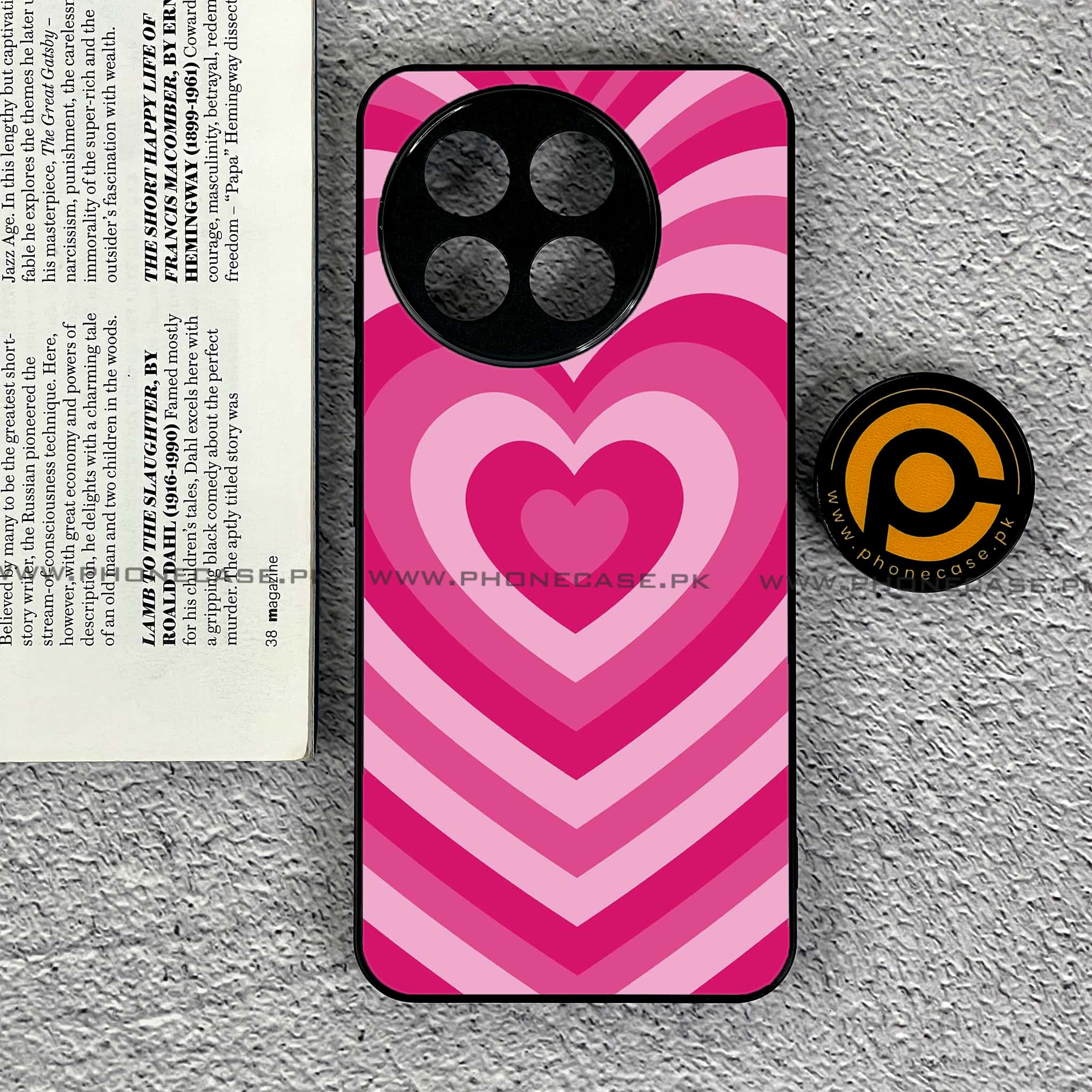 OnePlus Ace 5 - Heart Beat Series - Premium Metal Printed soft Bumper shock Proof Case