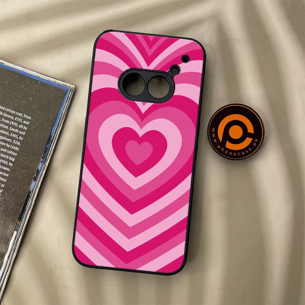 Nothing Phone (2a) - Heart Beat Series - Premium Metal Printed soft Bumper Shock Proof Case