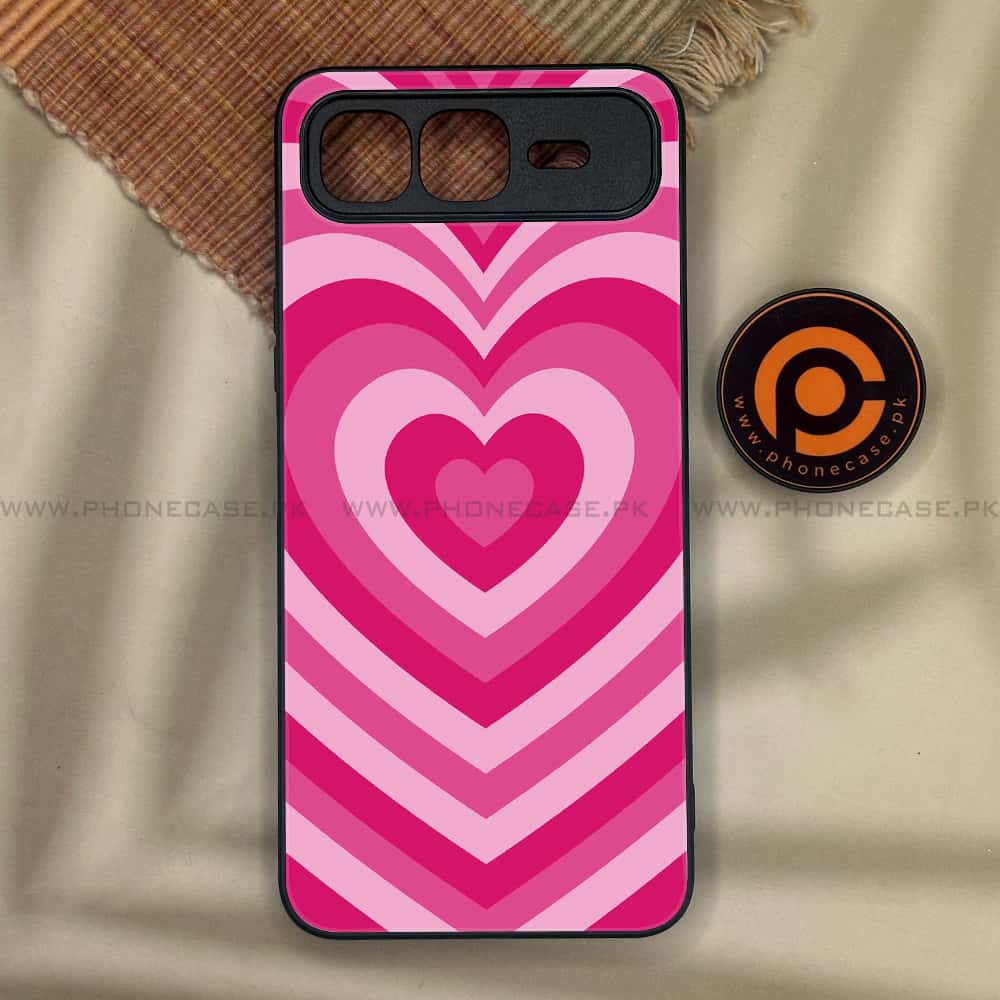 Infinix Smart 10 Plus - Heart Beat Series - Premium Metal Printed soft Bumper shock Proof Case