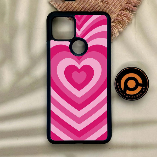 Google Pixel 4a 5G - Heartbeat Design 6 - Premium Metal Printed Soft Bumper Shock Proof Case