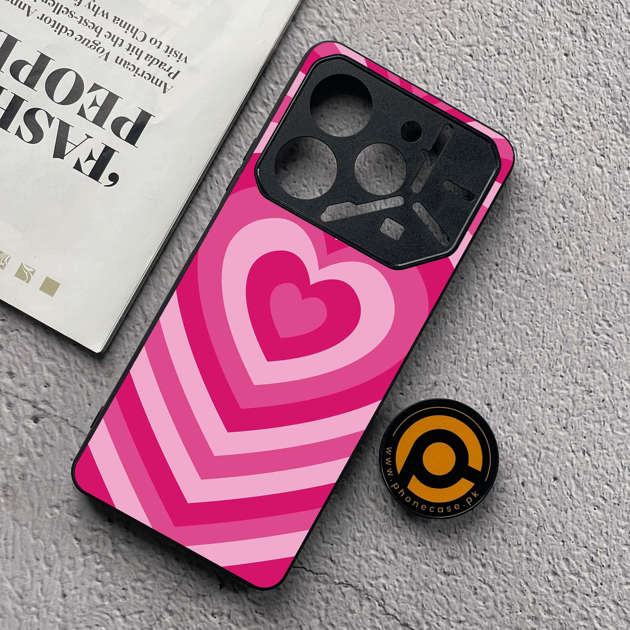 Tecno Pova 6 Neo - Heart Beat Series - Premium Metal  Printed soft Bumper shock Proof Case