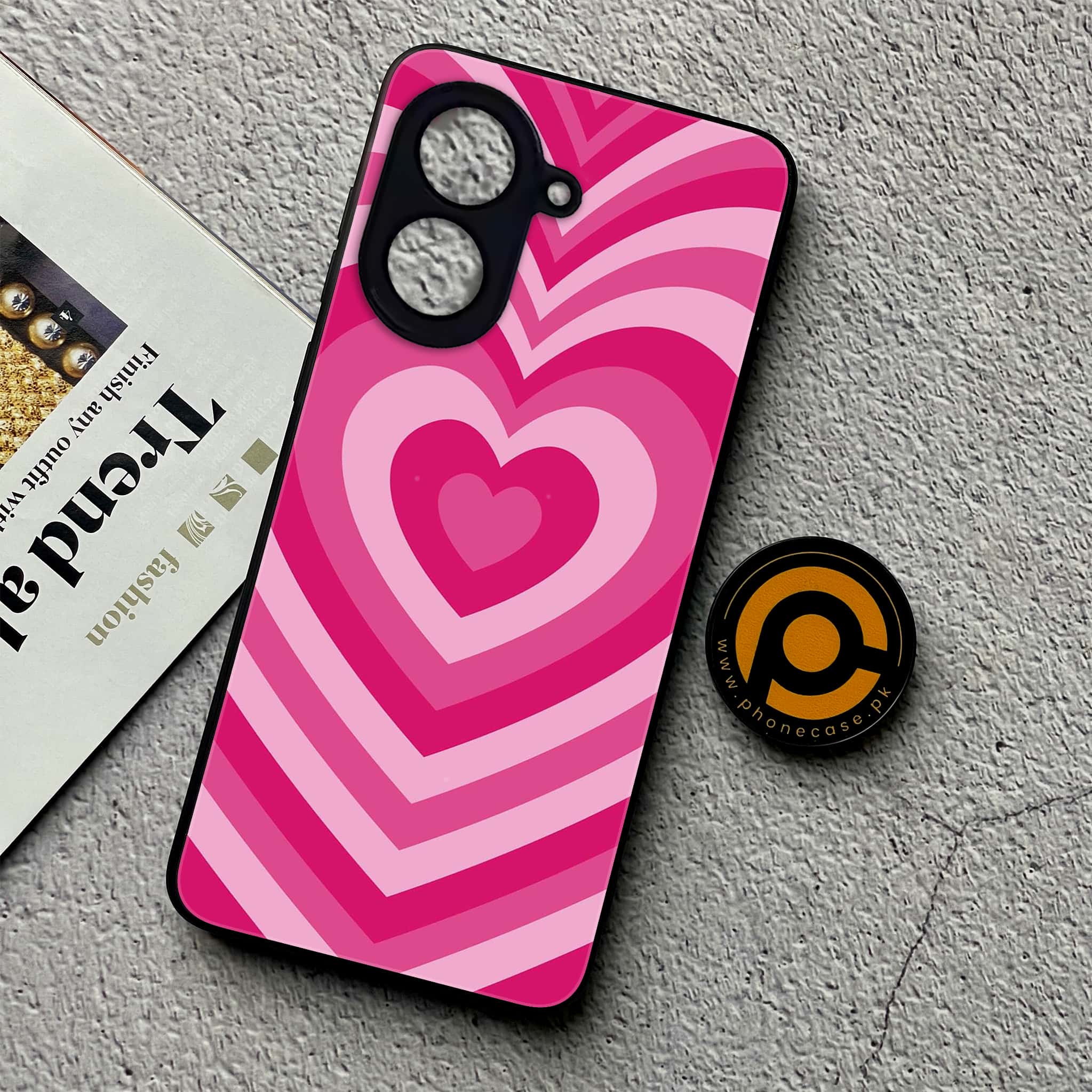 Xiaomi Redmi A5 - Heart Beat Series - Premium Metal Printed soft Bumper shock Proof Case