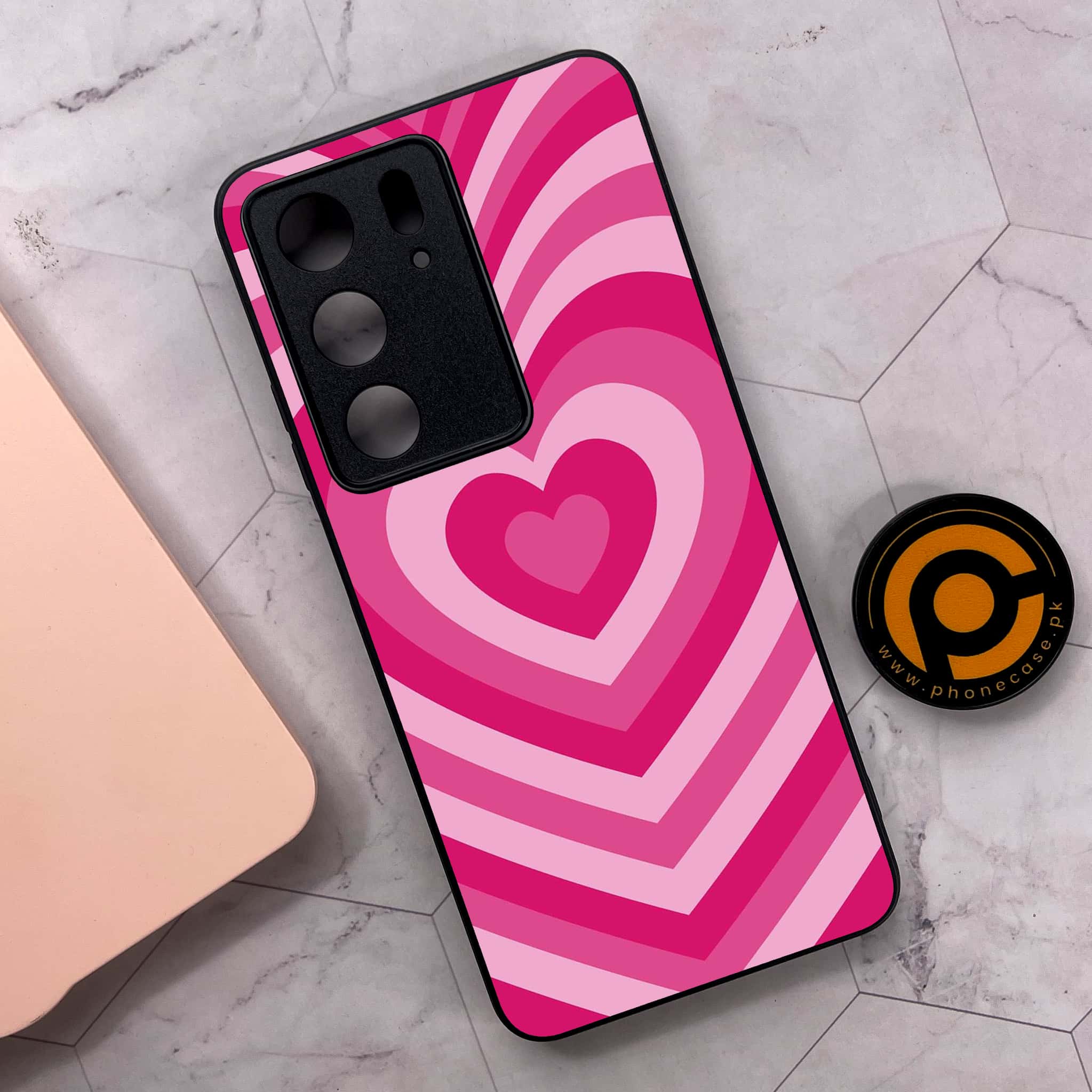 Realme C75x 4G - Heart Beat Series - Premium Metal Printed soft Bumper shock Proof Case