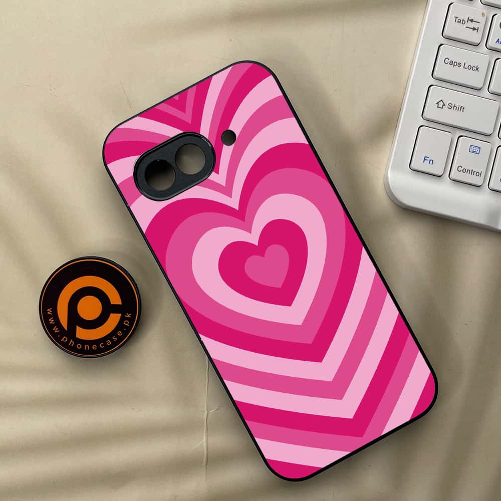 Google Pixel 9a - Heart Beat Series - Premium Metal Printed soft Bumper Shock Proof Case