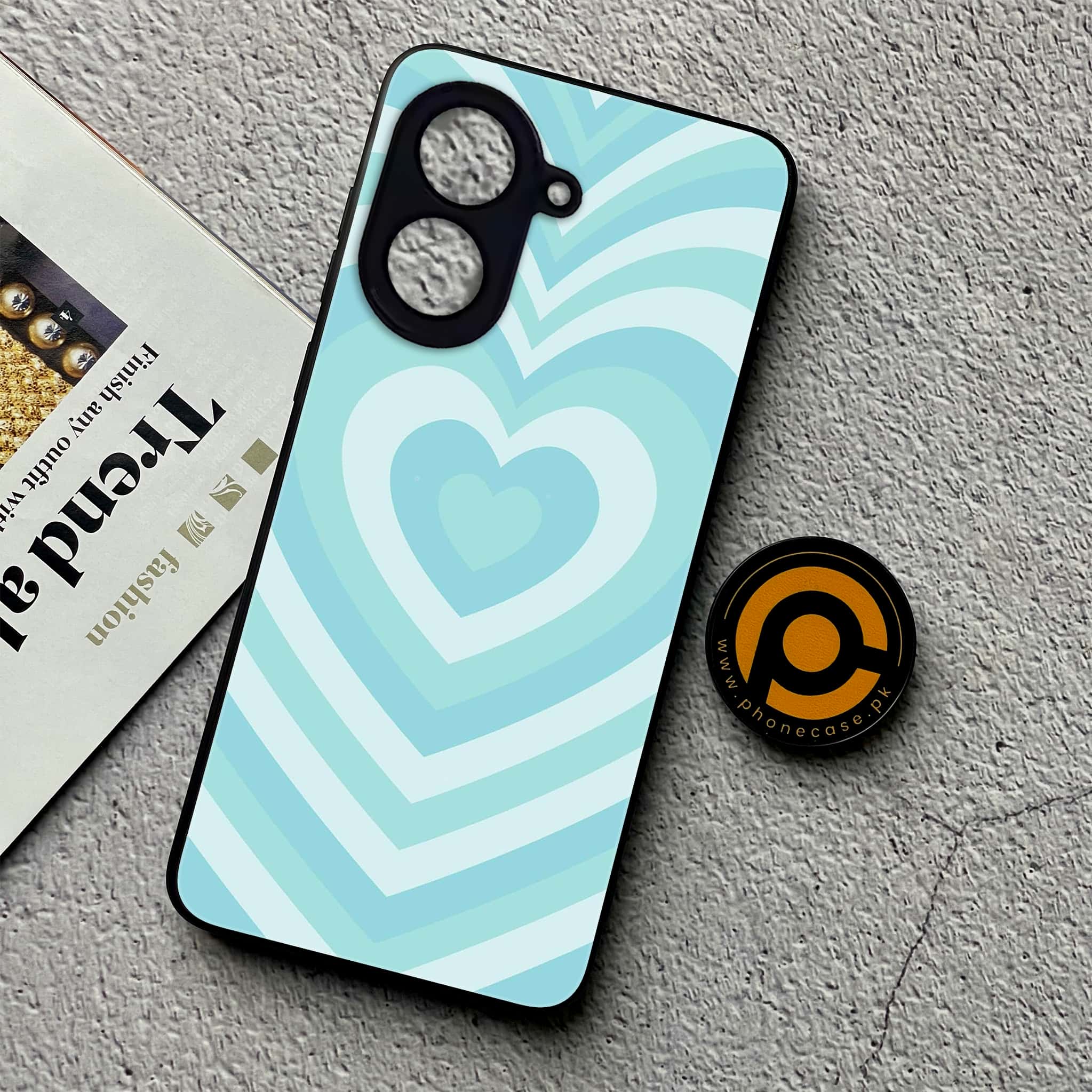 Xiaomi Redmi A5 - Heart Beat Series - Premium Metal Printed soft Bumper shock Proof Case