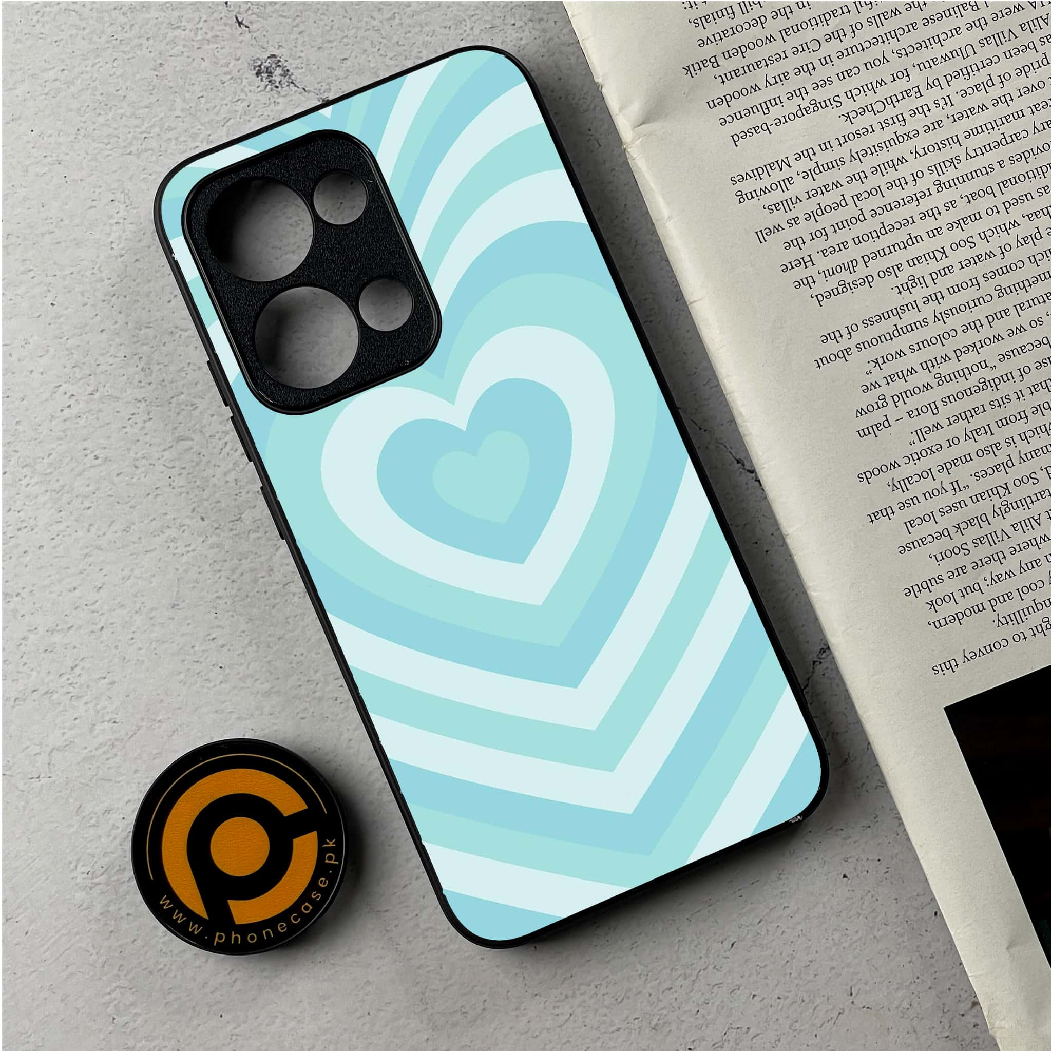 Oppo Reno 13 - Heart Beat Series - Premium Metal Printed Soft Bumper Shockproof Case