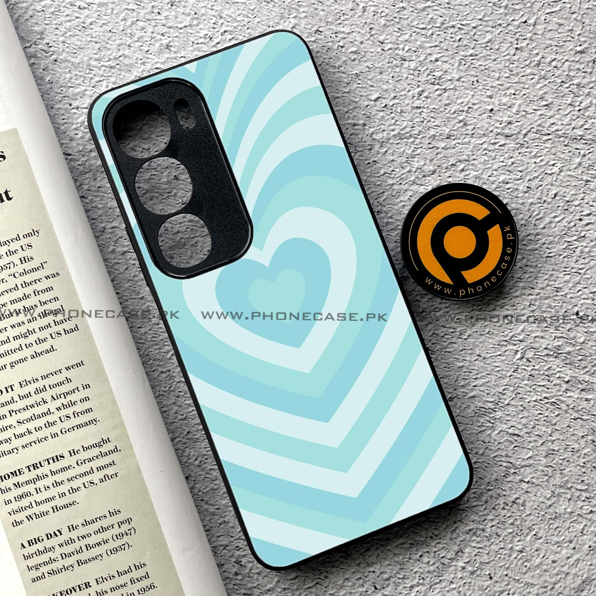 Vivo Y19s Pro - Heart Beat Series - Premium Metal Printed soft Bumper shock Proof Case