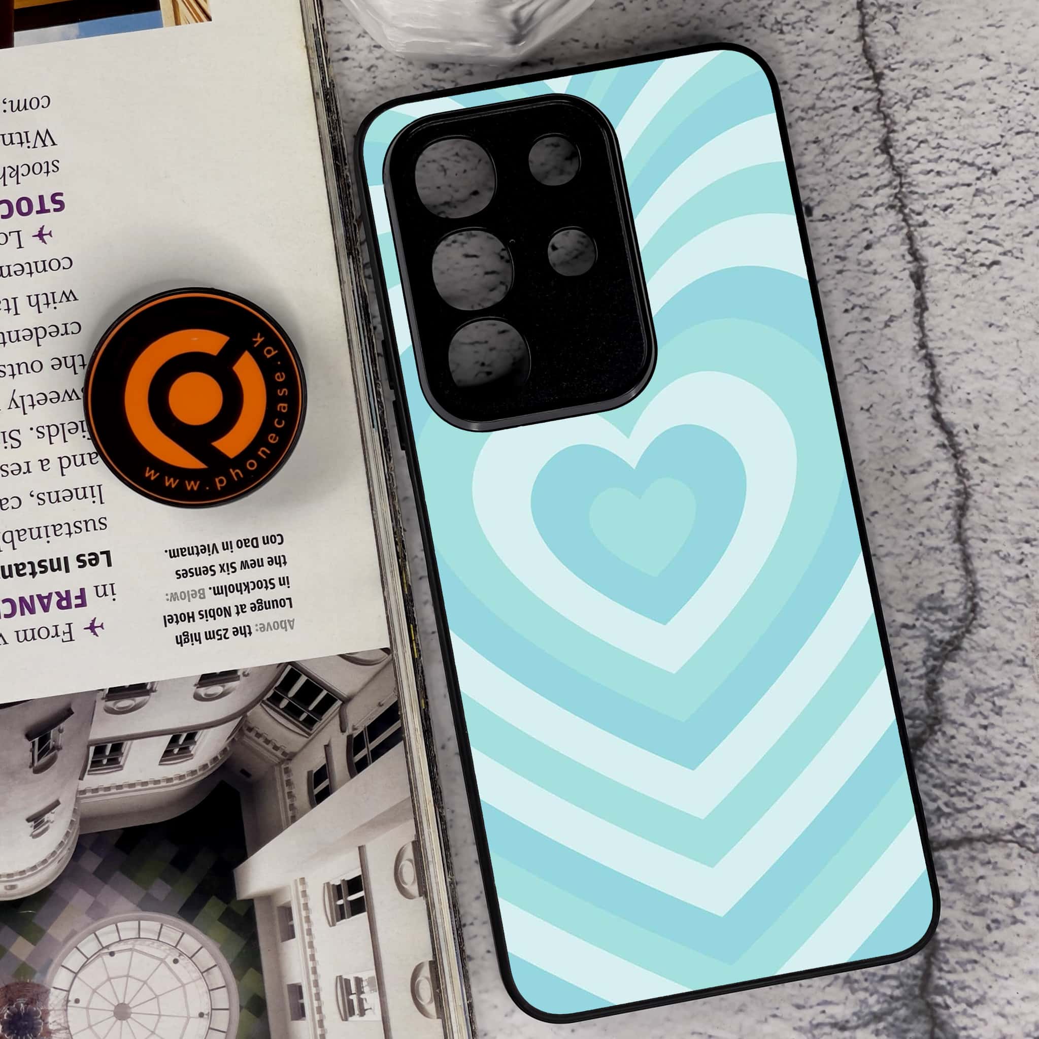 Vivo Y29 4G - Heart Beat Series - Premium Metal Printed soft Bumper Shock Proof Case