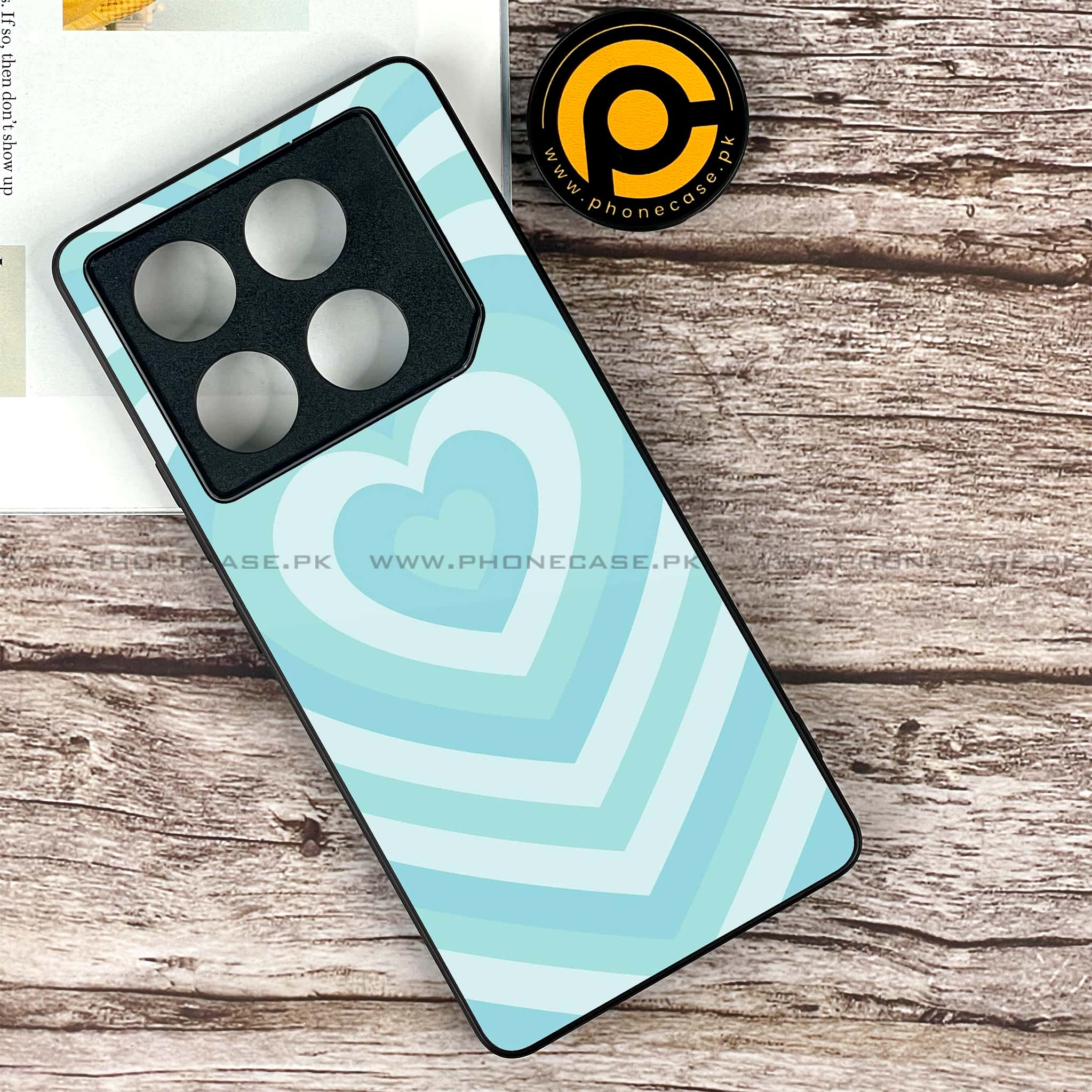 Infinix GT 20 Pro - Heart Beat Series - Premium Printed Glass soft Bumper shock Proof Case