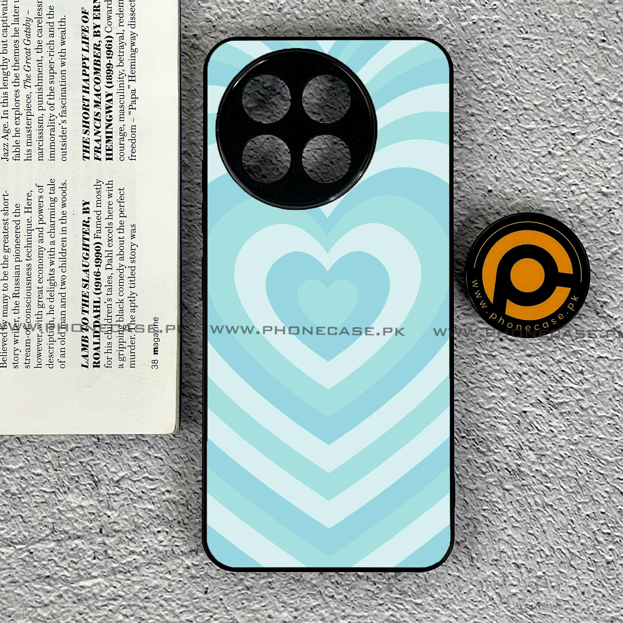 OnePlus Ace 5 - Heart Beat Series - Premium Metal Printed soft Bumper shock Proof Case