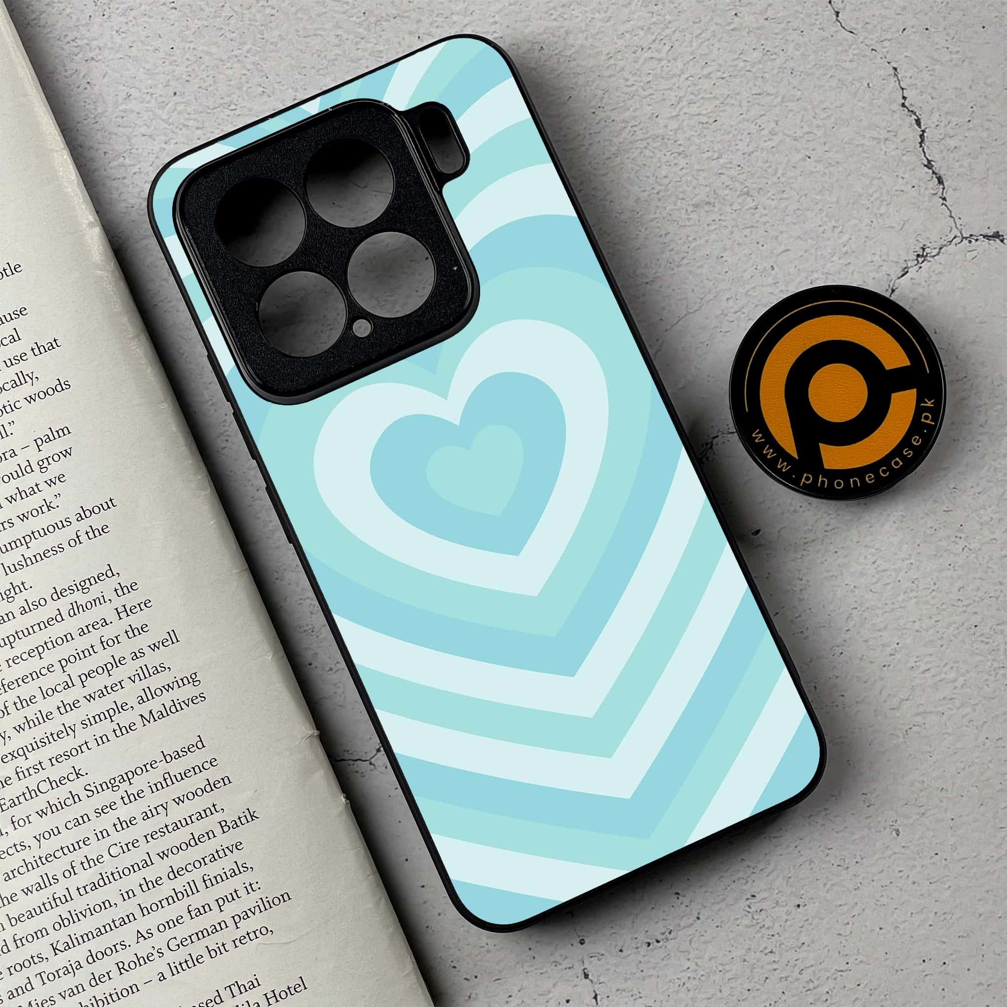 Xiaomi 15 - Heart Beat Series - Premium Metal Printed soft Bumper shock Proof Case