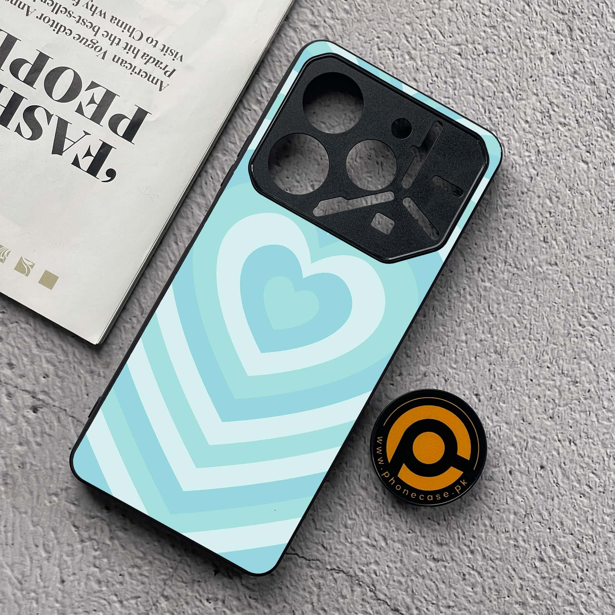 Tecno Pova 6 Neo - Heart Beat Series - Premium Metal  Printed soft Bumper shock Proof Case
