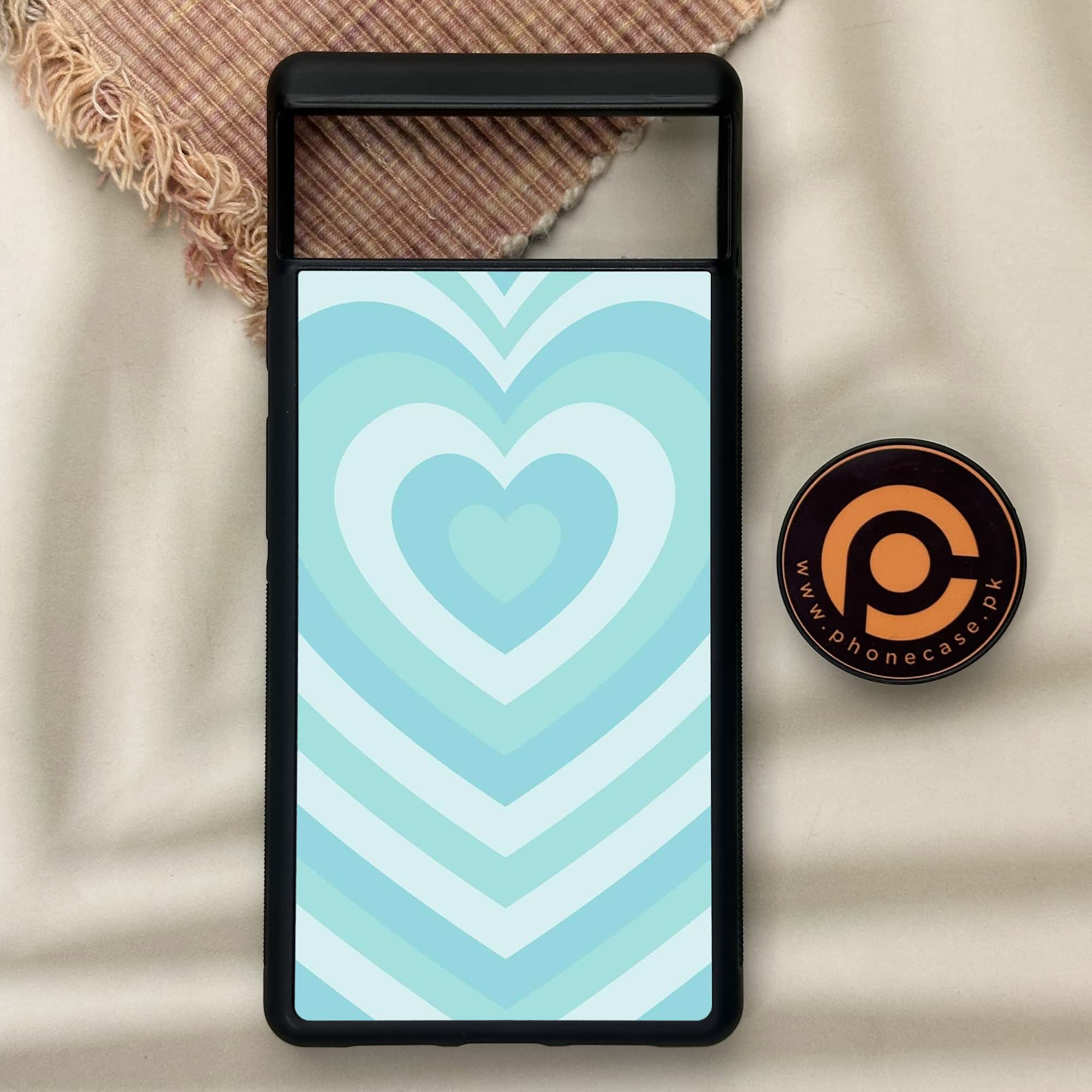Google Pixel 6 - Heart Beat Series - Premium Metal Printed soft Bumper Shock Proof Case